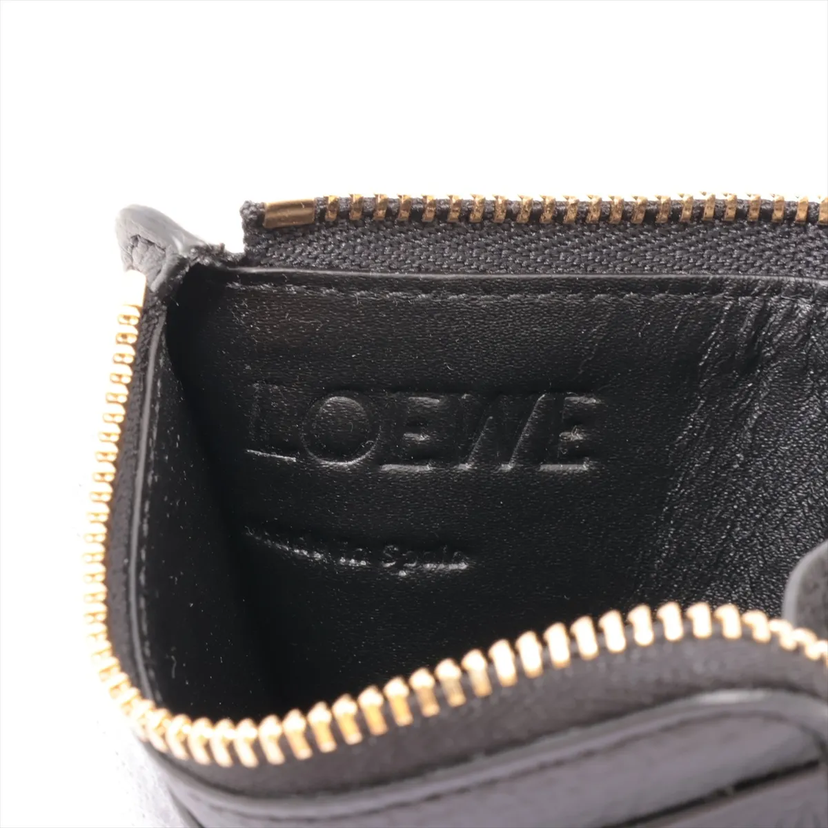 Anagram Leather Fragment Case, Black — view 4
