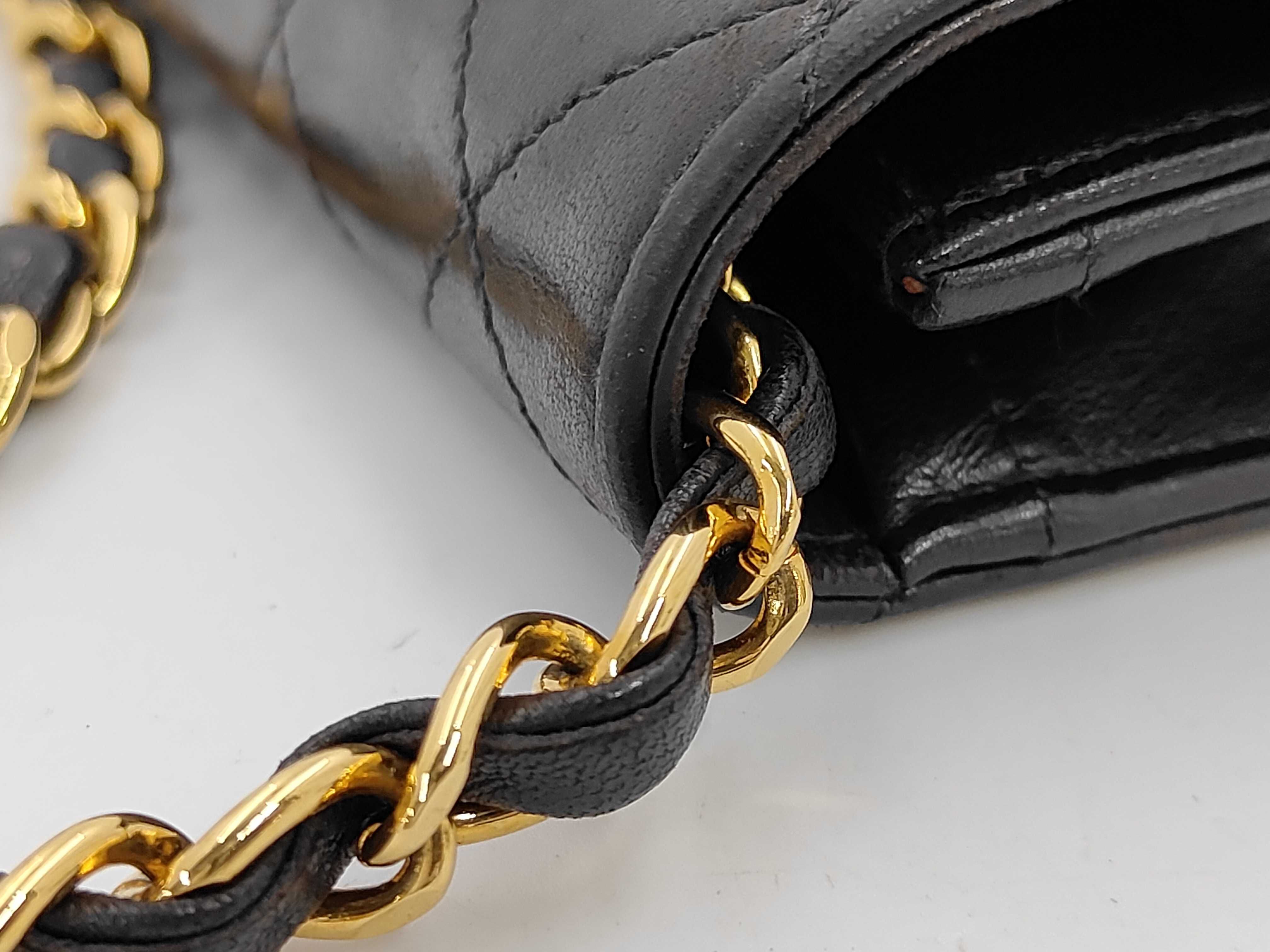 Lambskin Push-Lock Shoulder Bag (Serial Number 5) — view 5