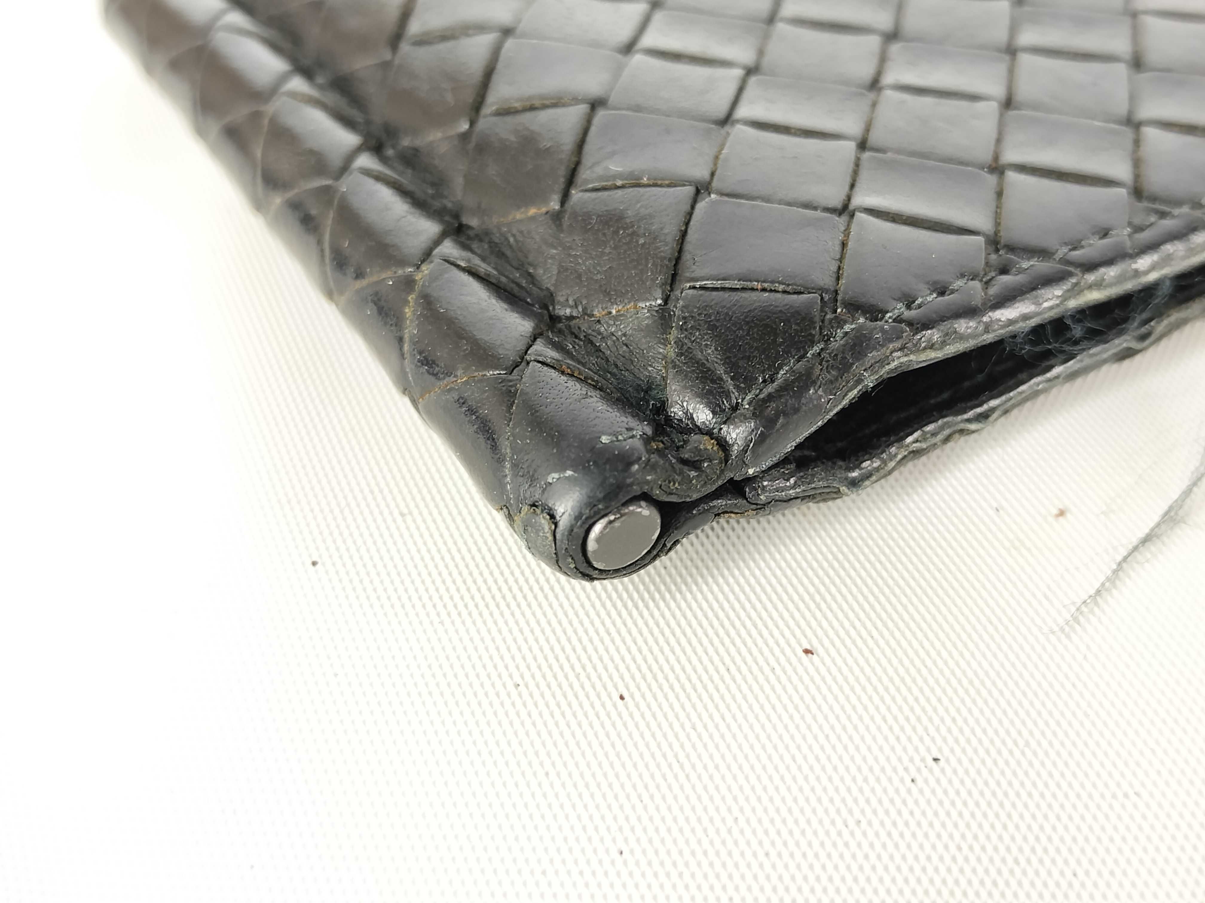 Intrecciato Bi-fold Wallet with Money Clip — view 2