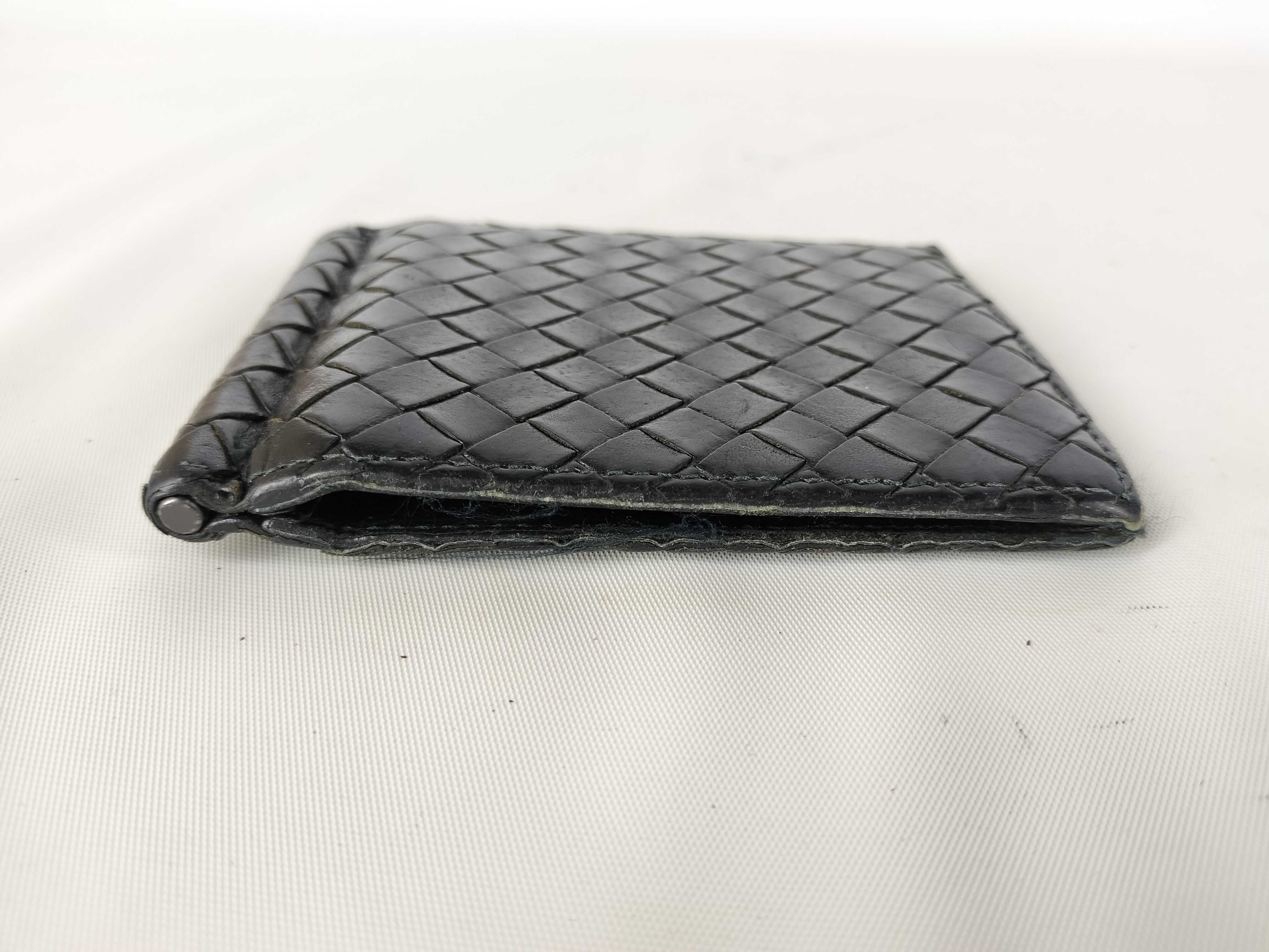 Intrecciato Bi-fold Wallet with Money Clip — view 3