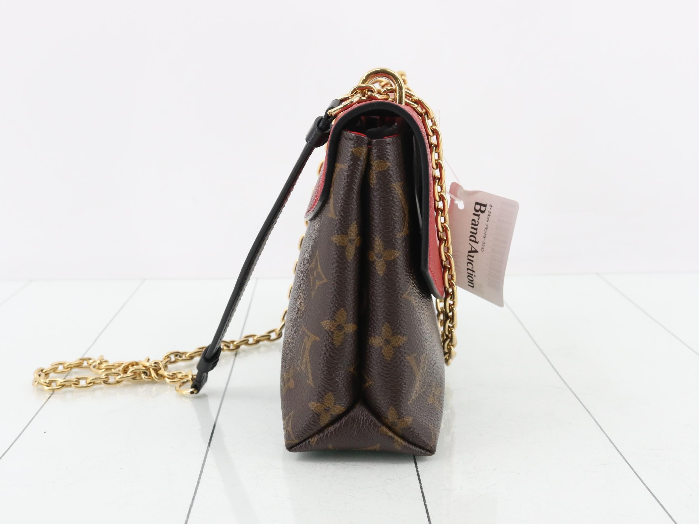 Monogram Saint-Placide Cerise Shoulder Bag — view 4