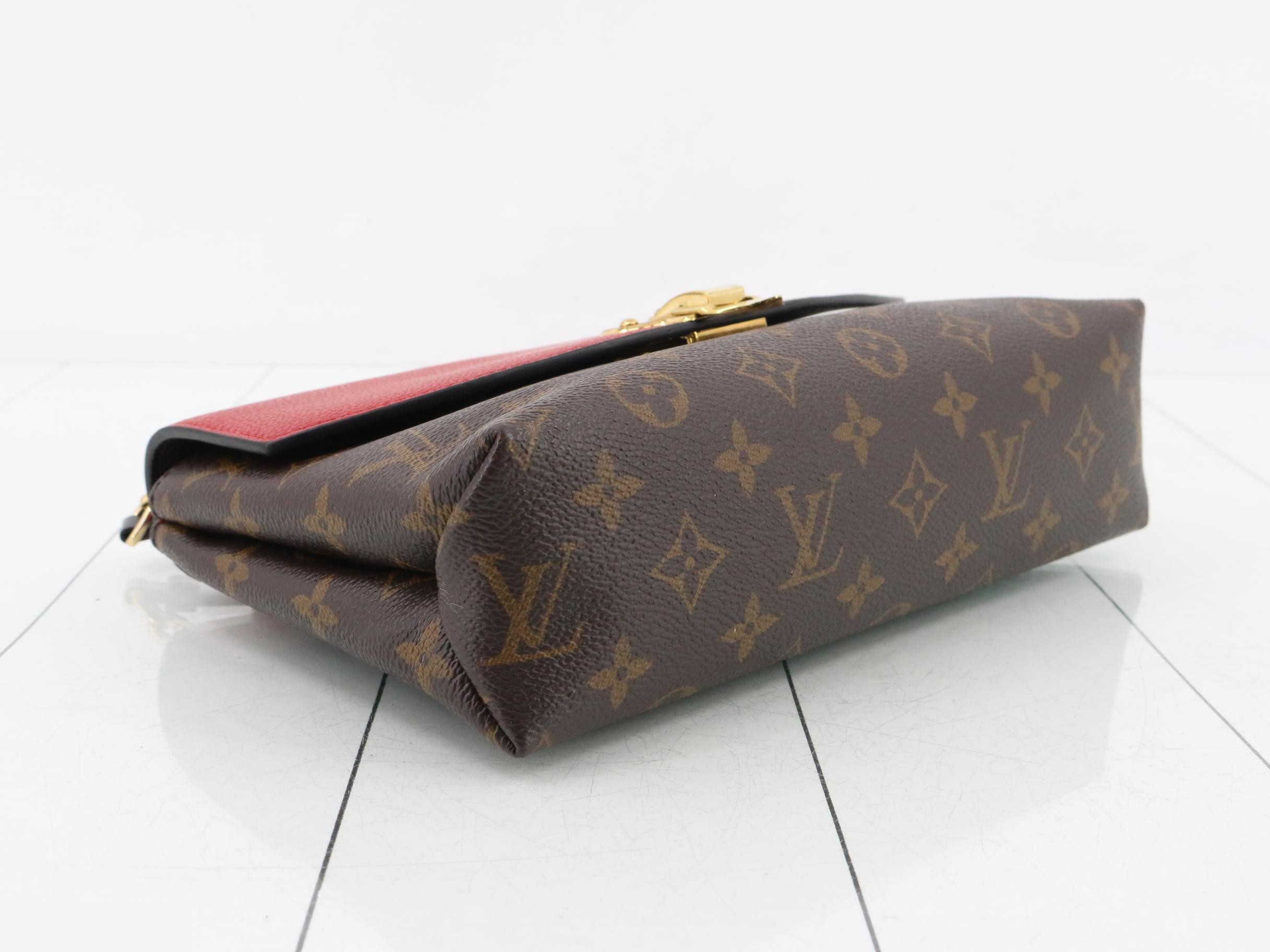 Monogram Saint-Placide Cerise Shoulder Bag — view 5