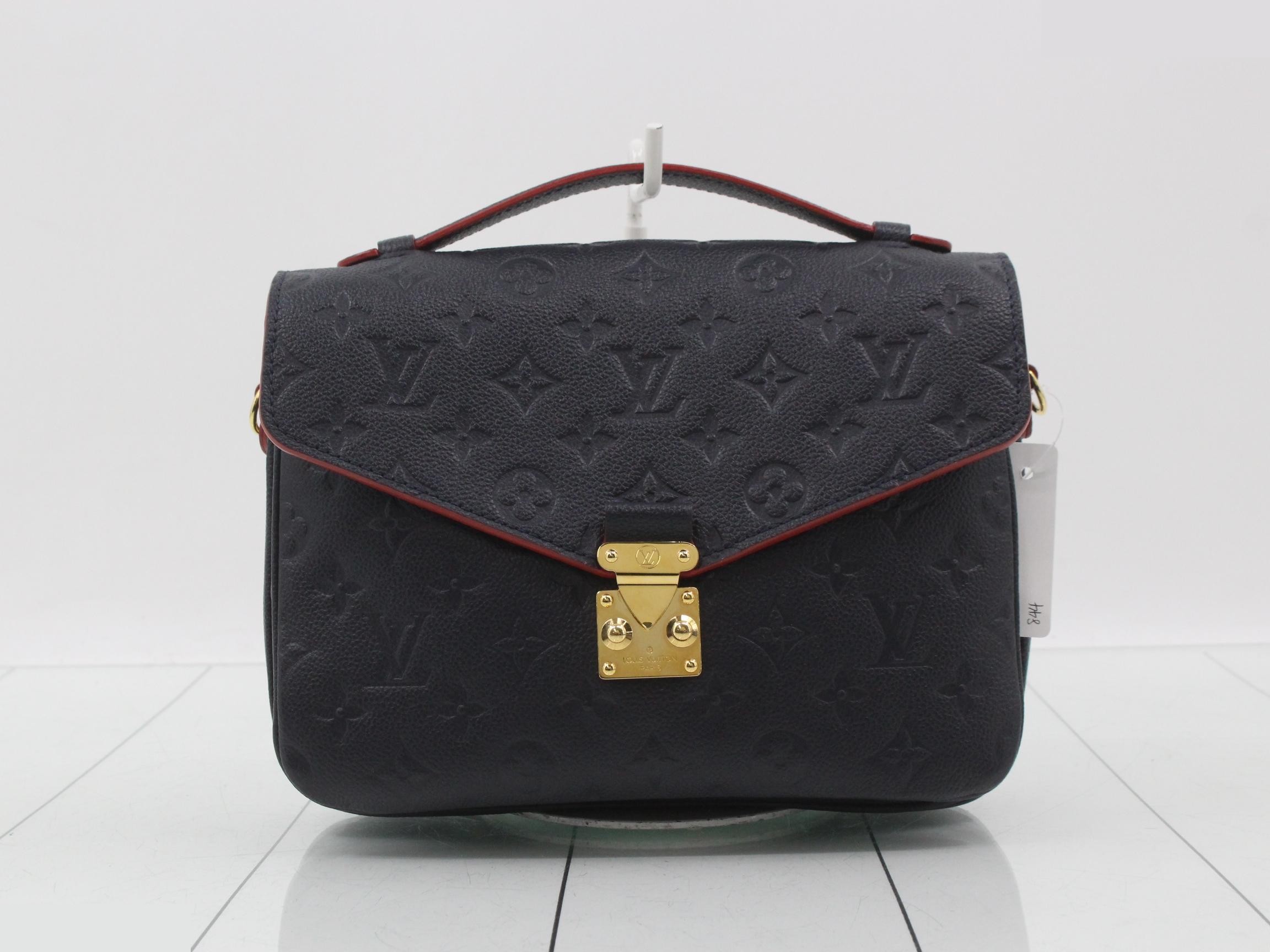 Pochette Métis MM Marine Rouge