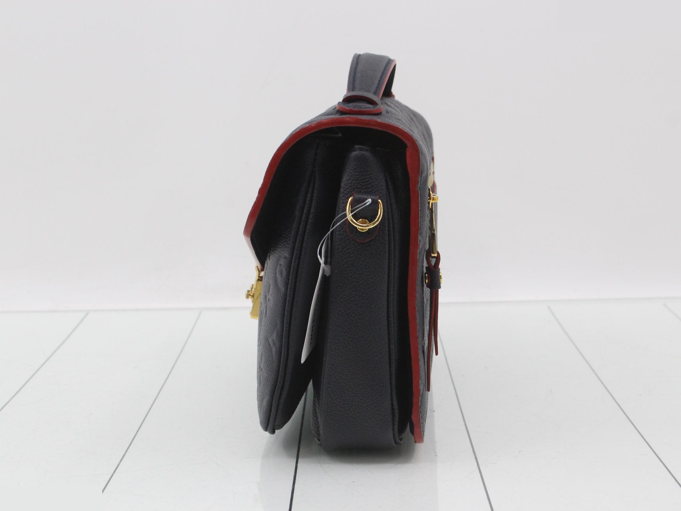 Pochette Métis MM Marine Rouge — view 3