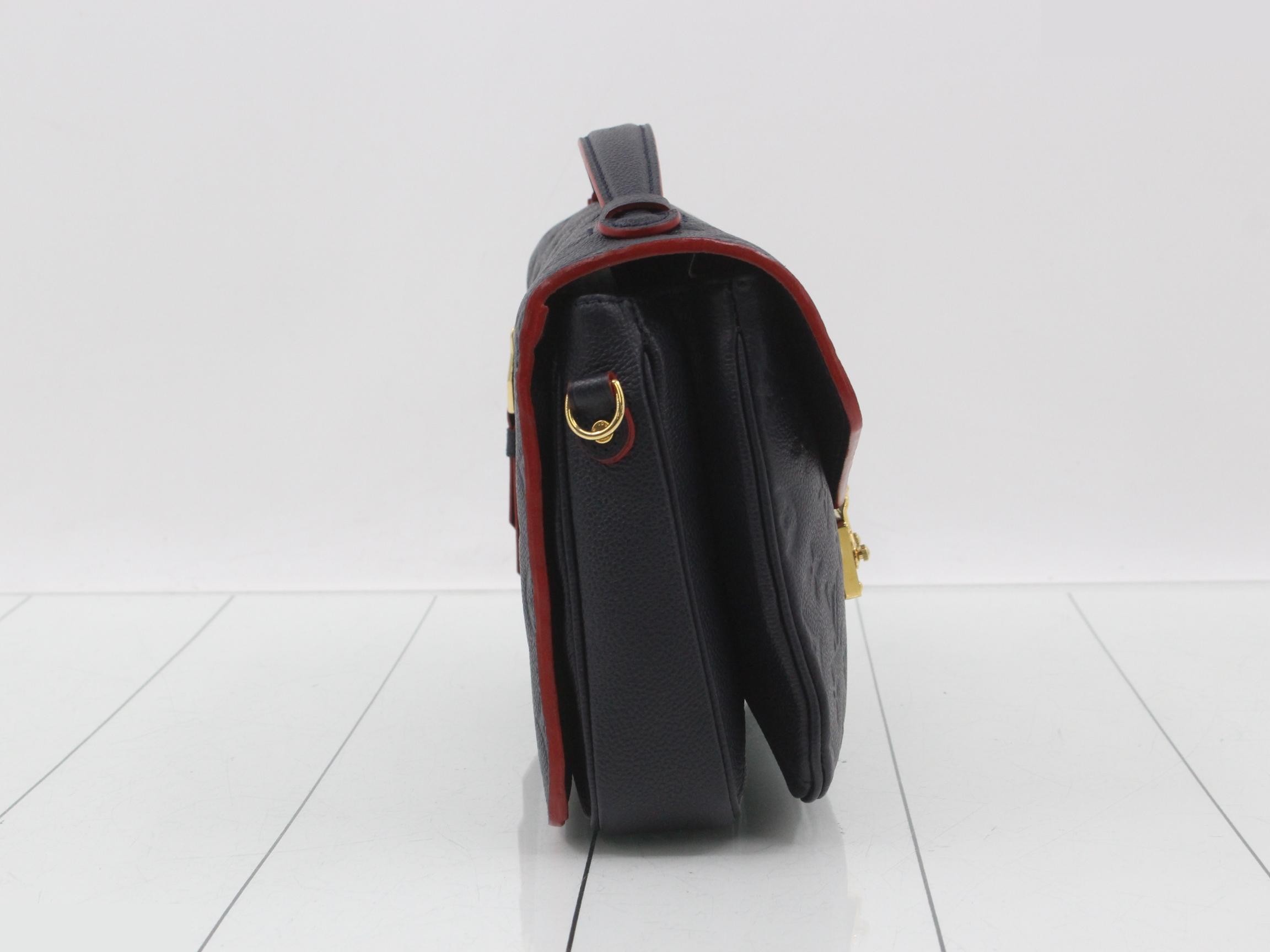 Pochette Métis MM Marine Rouge — view 4