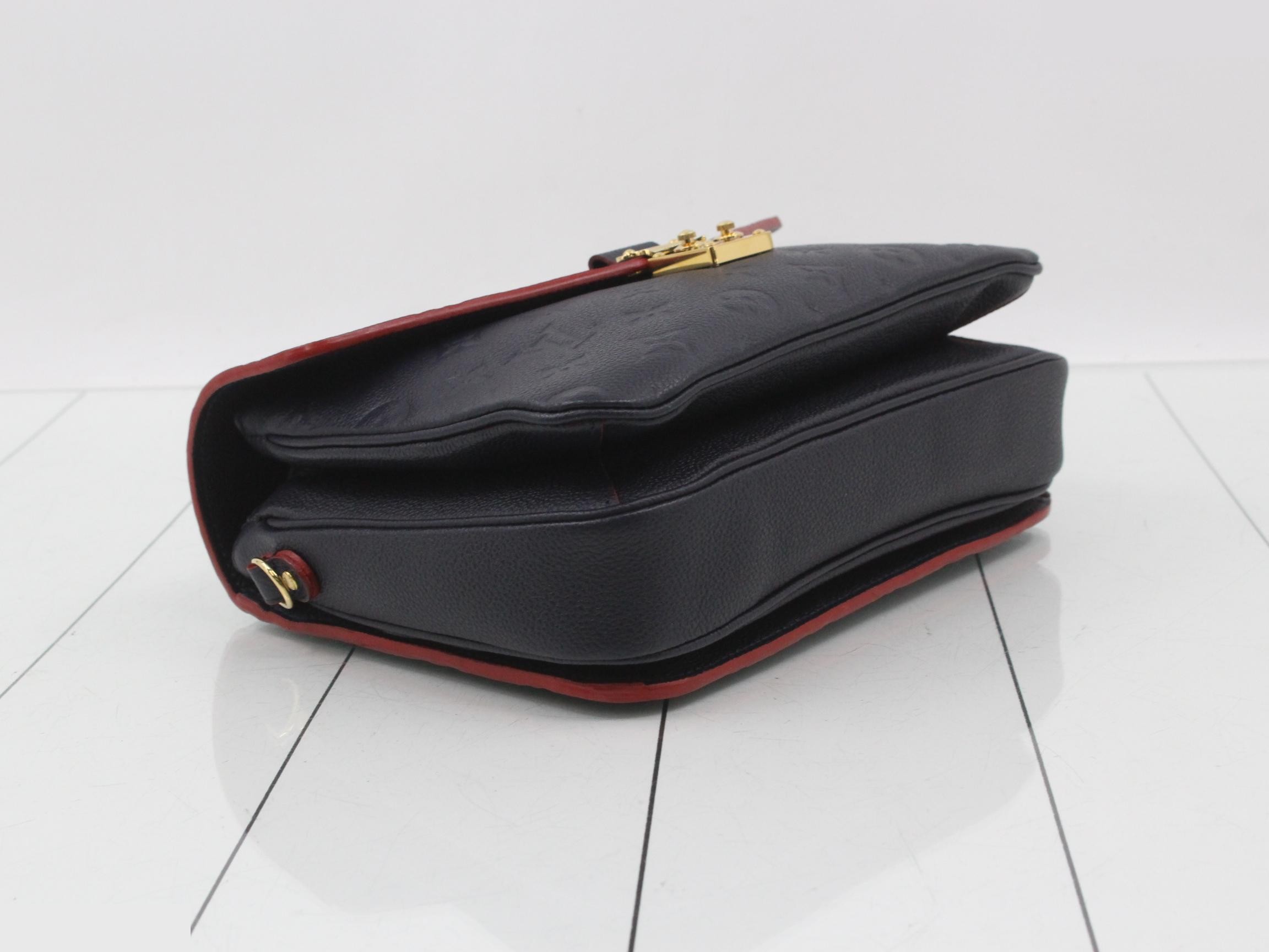 Pochette Métis MM Marine Rouge — view 5