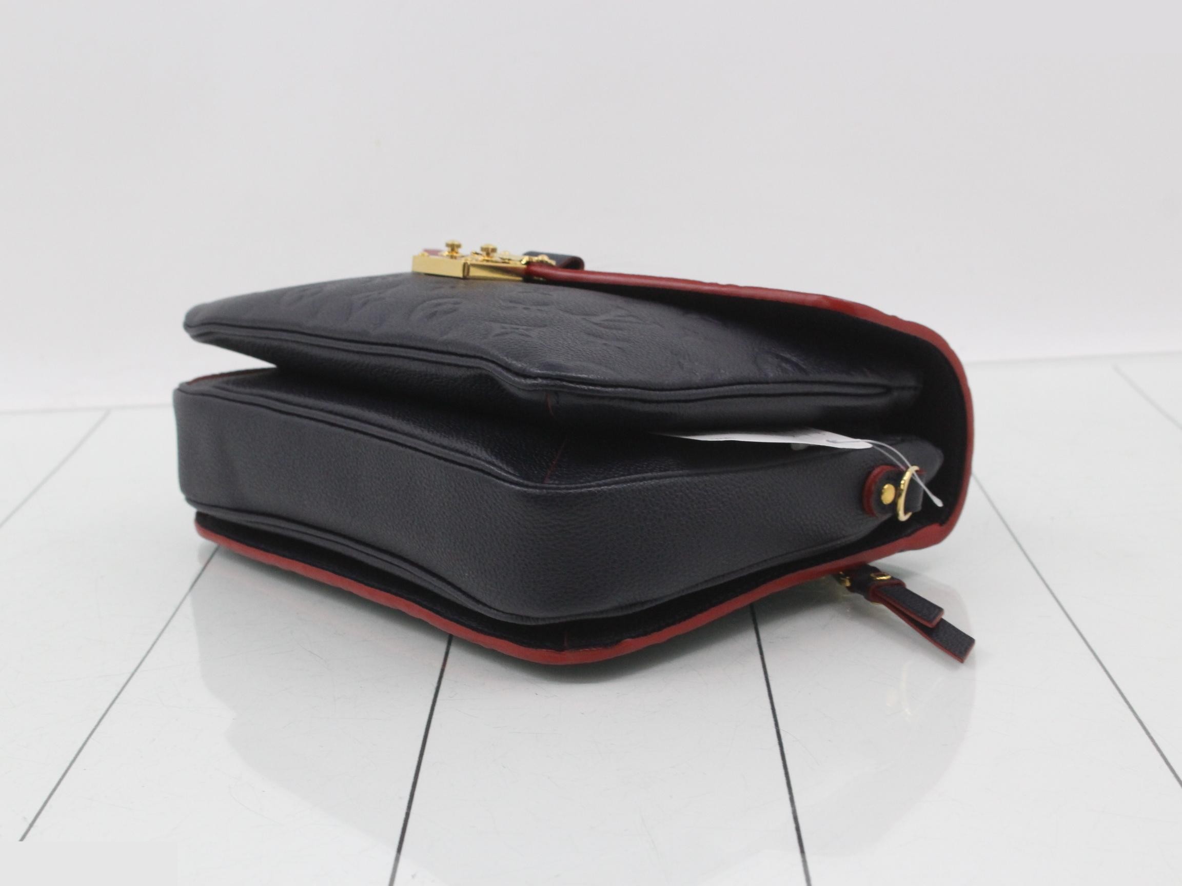 Pochette Métis MM Marine Rouge — view 6