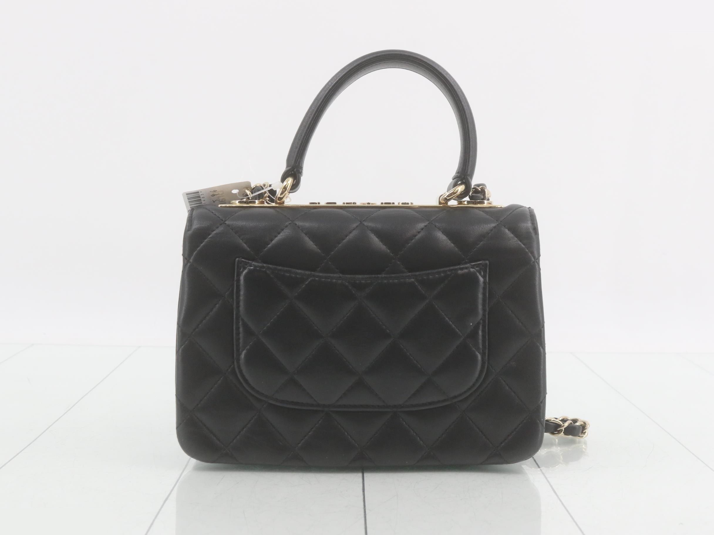 Trendy CC Top Handle Bag, Black — view 2