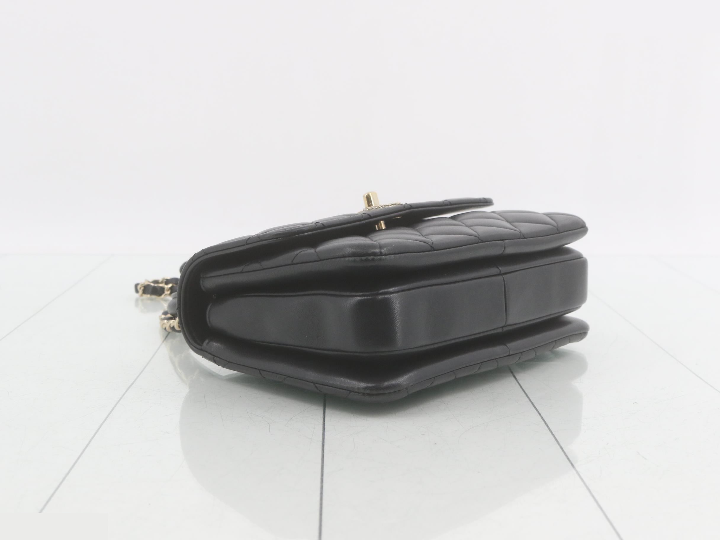 Trendy CC Top Handle Bag, Black — view 5