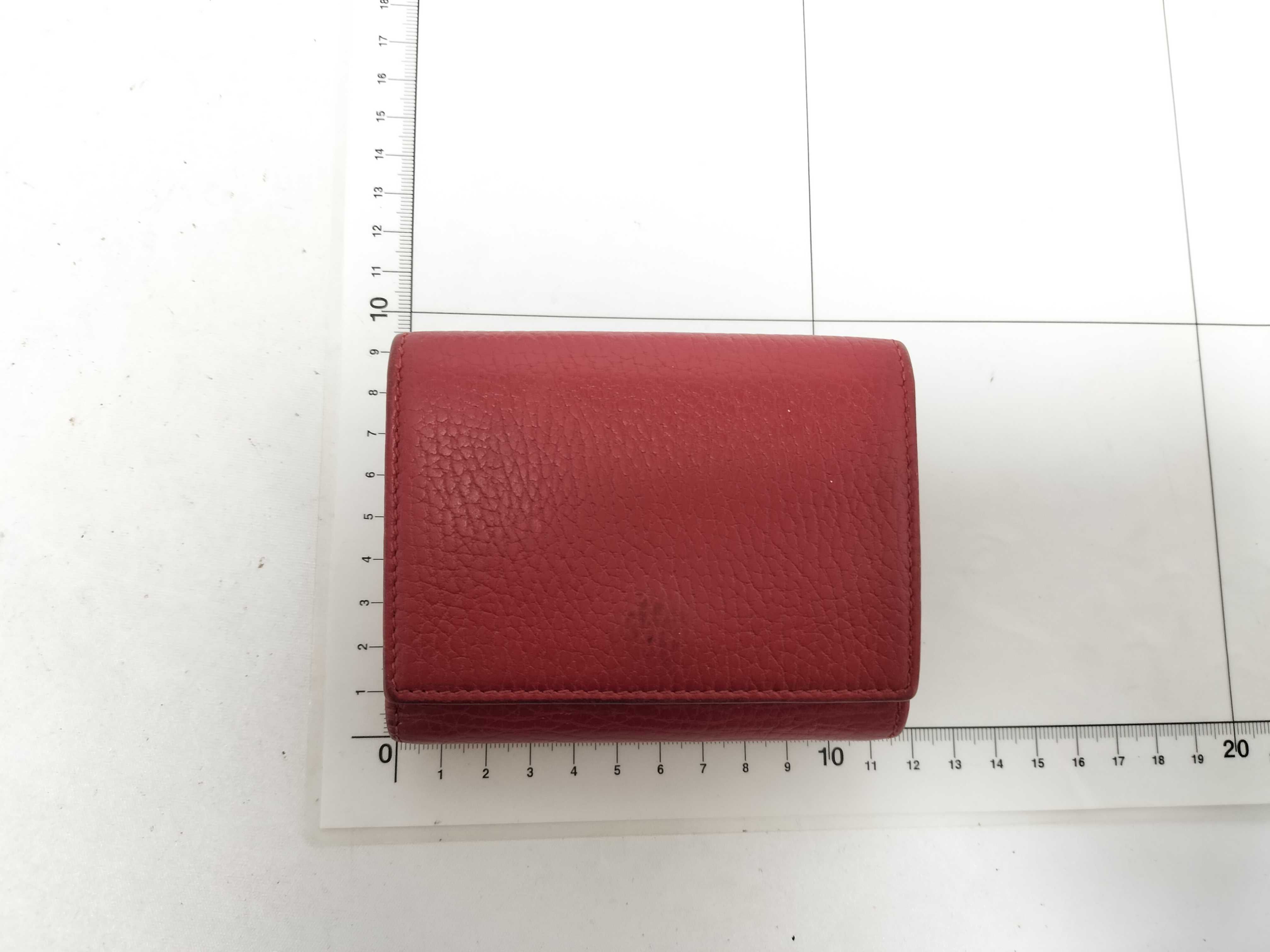 Tri-fold Wallet, Red — view 2