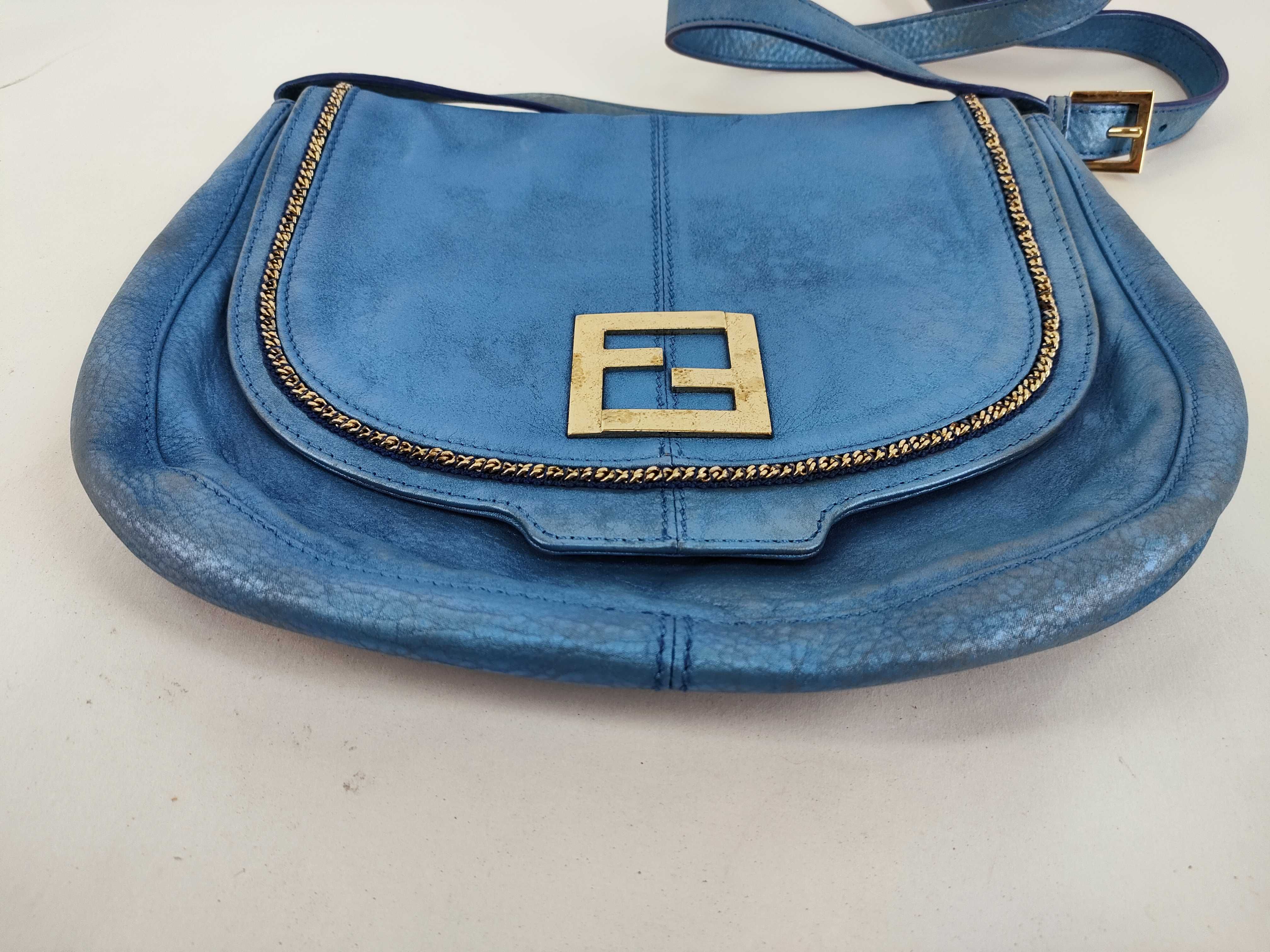 shoulder bag, blue shoulder bag — view 7