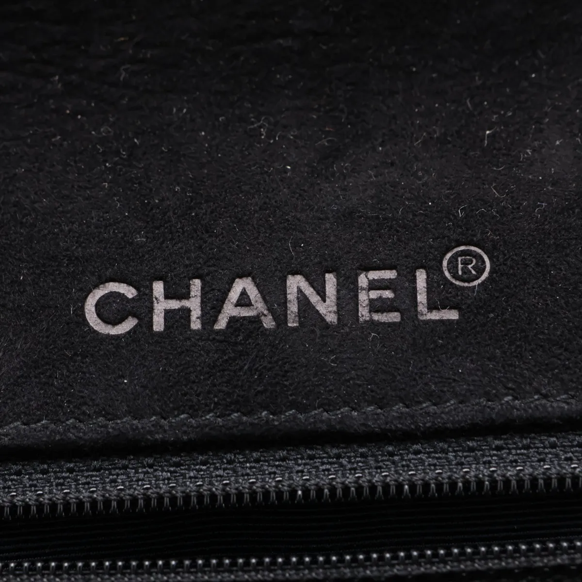 Chocolate Bar Suede Single Flap Double Chain Bag, Black with Gold Hardware, 7108151, Series 7 — view 9