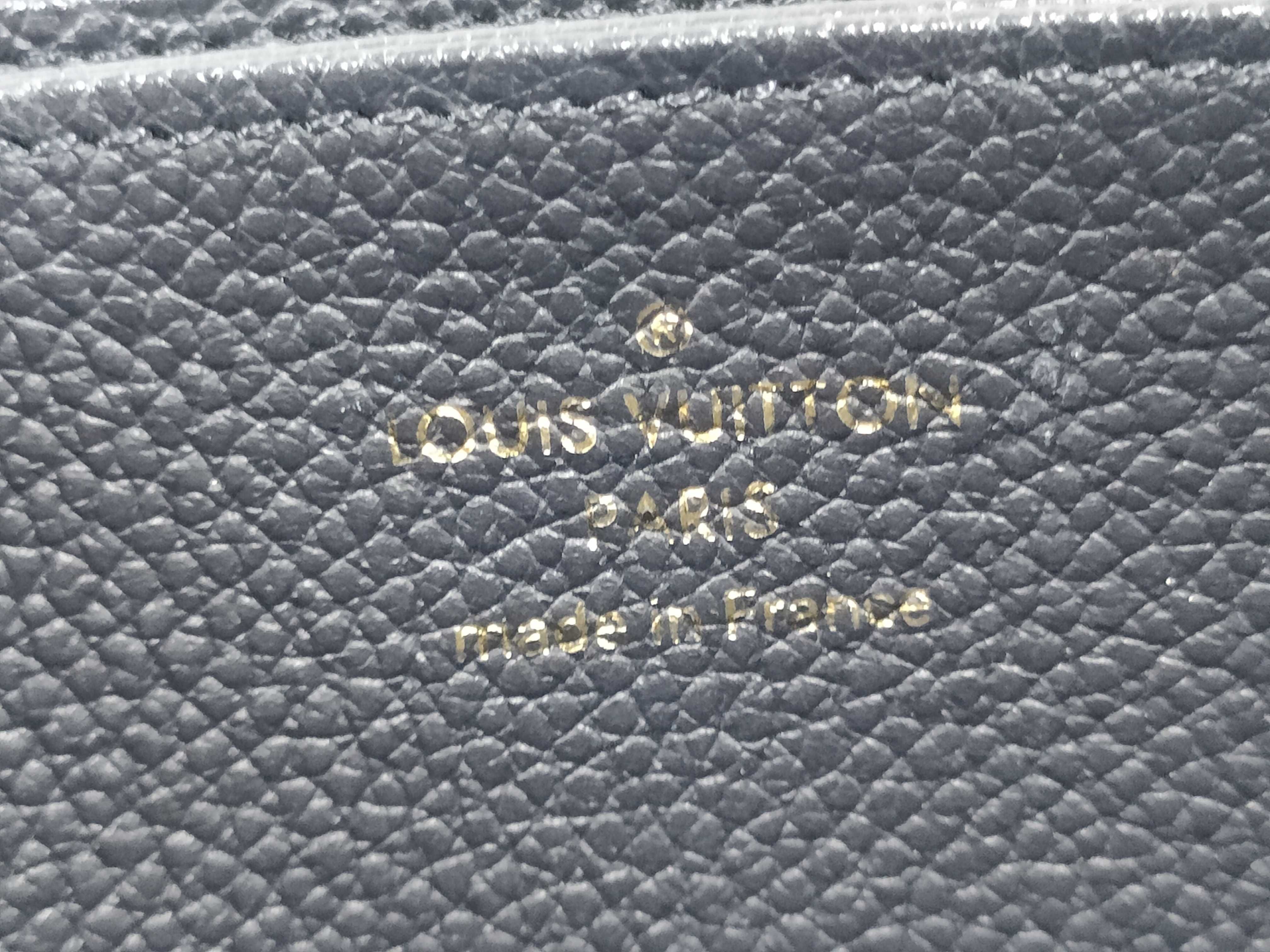 Monogram Empreinte Louis Vuitton Empreinte Zippy Wallet Long Wallet Navy M62121 Wallet — view 14