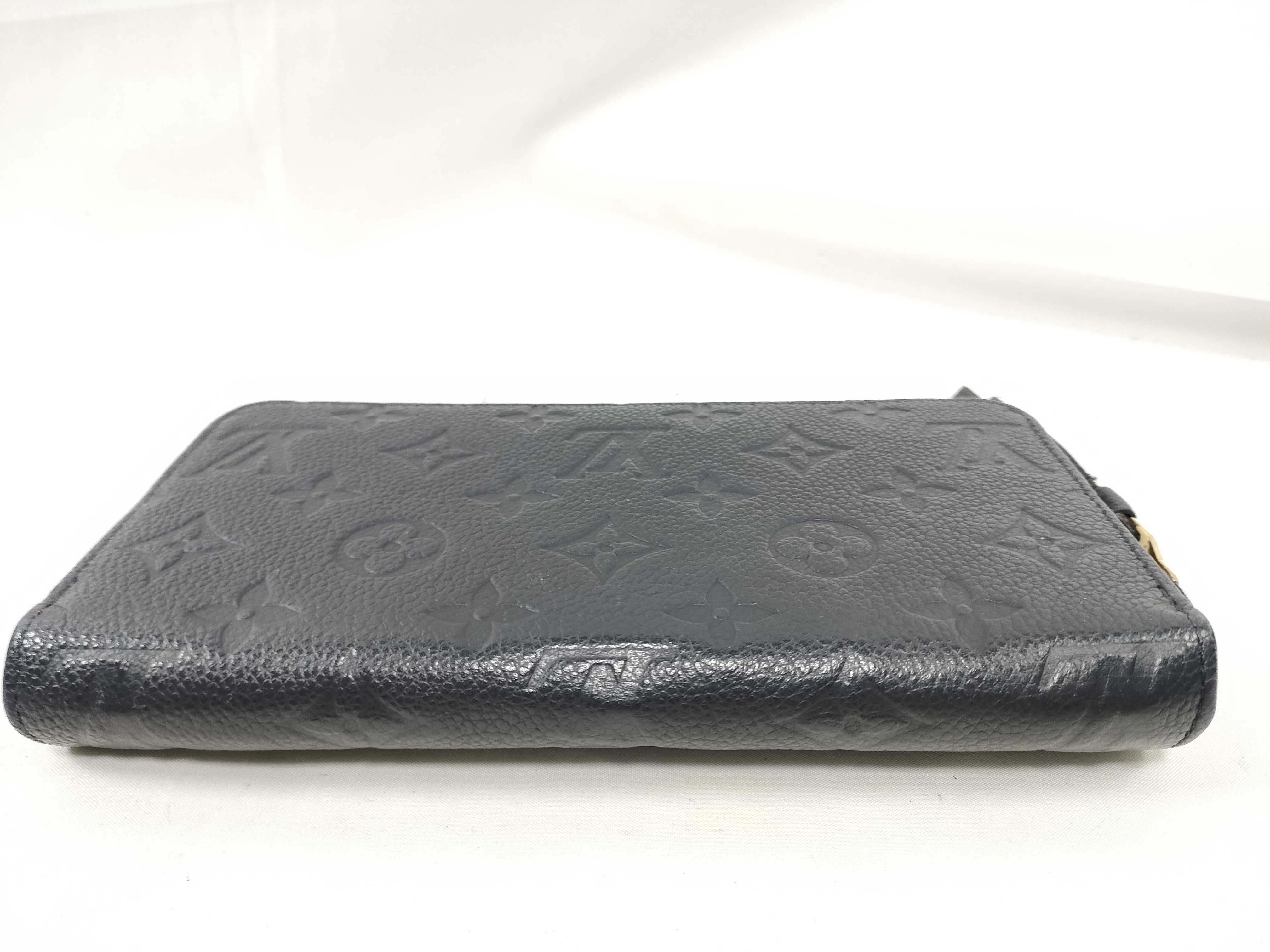 Monogram Empreinte Louis Vuitton Empreinte Zippy Wallet Long Wallet Navy M62121 Wallet — view 3