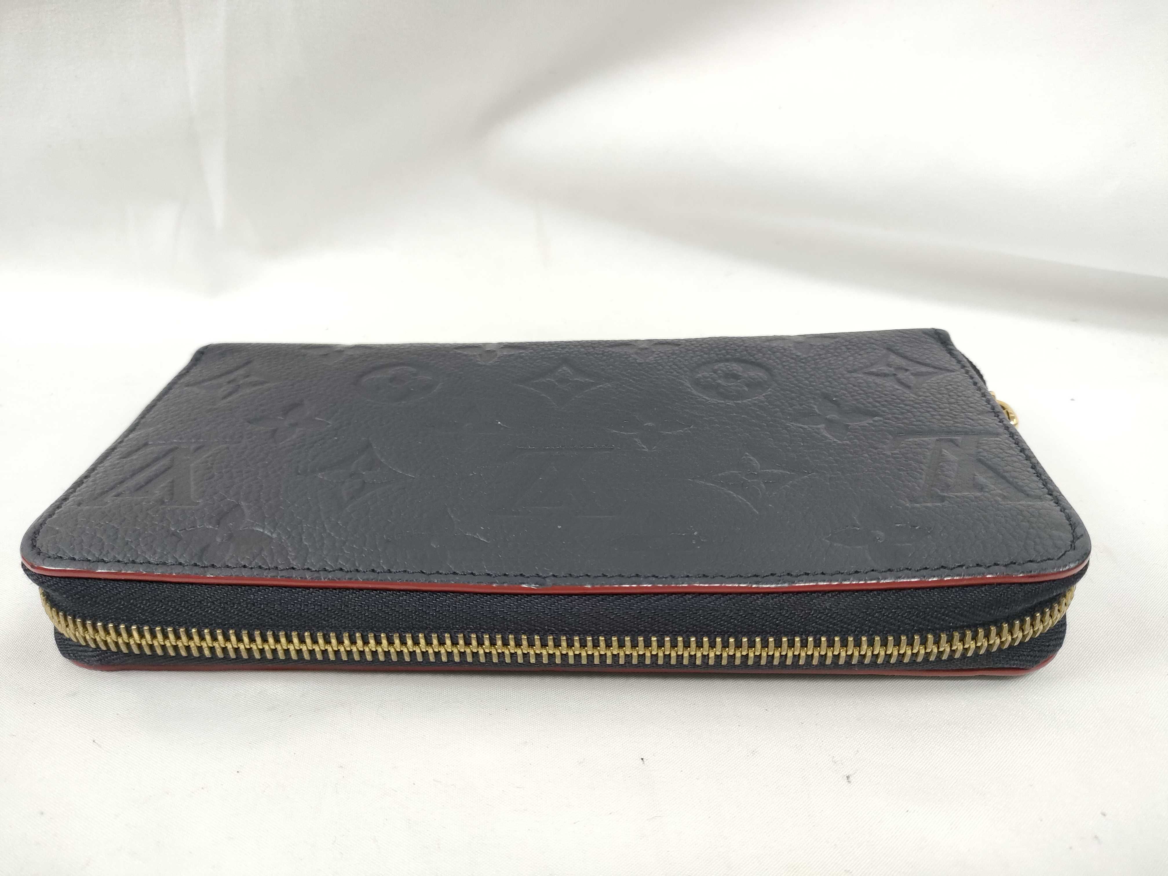 Monogram Empreinte Louis Vuitton Empreinte Zippy Wallet Long Wallet Navy M62121 Wallet — view 4