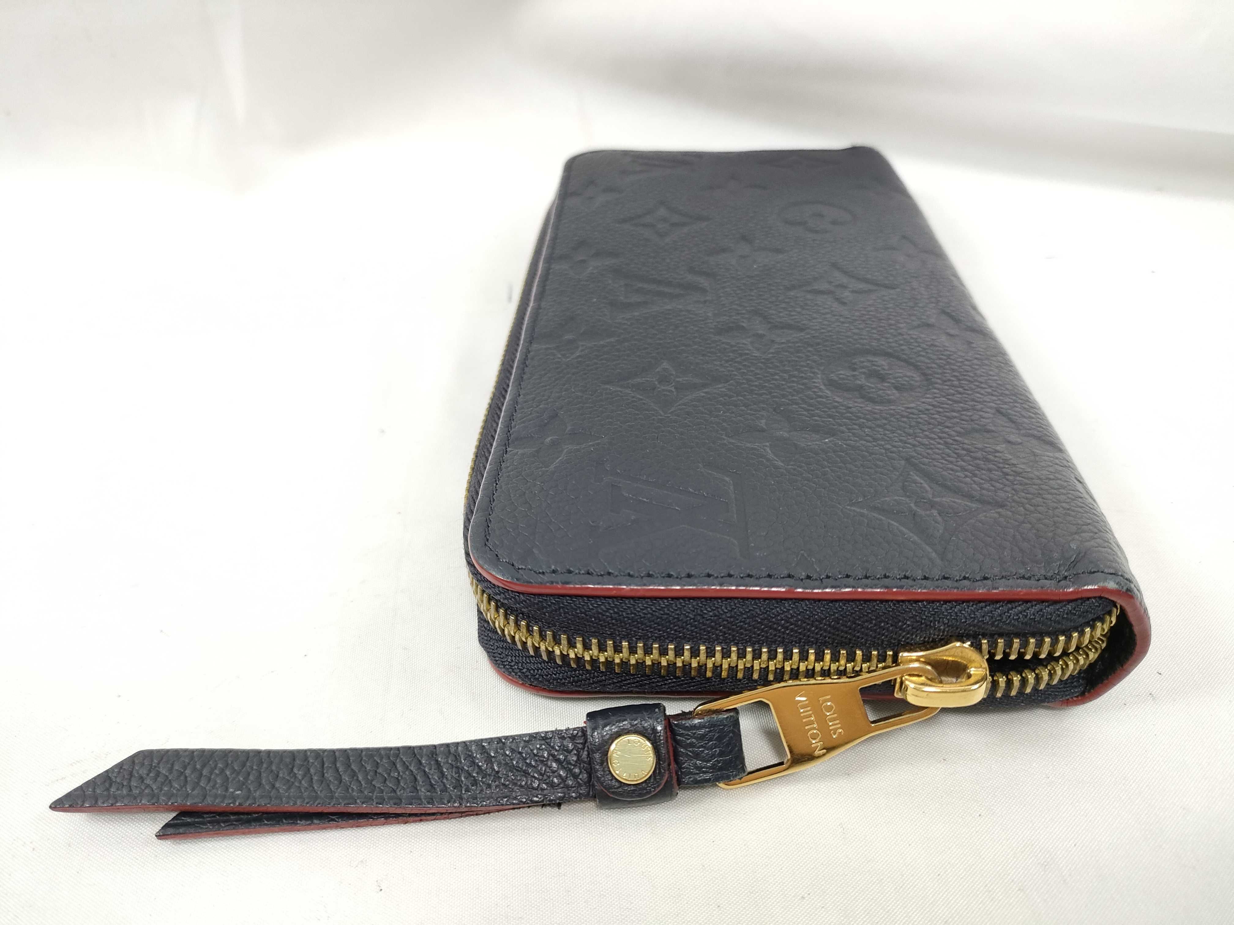 Monogram Empreinte Louis Vuitton Empreinte Zippy Wallet Long Wallet Navy M62121 Wallet — view 7