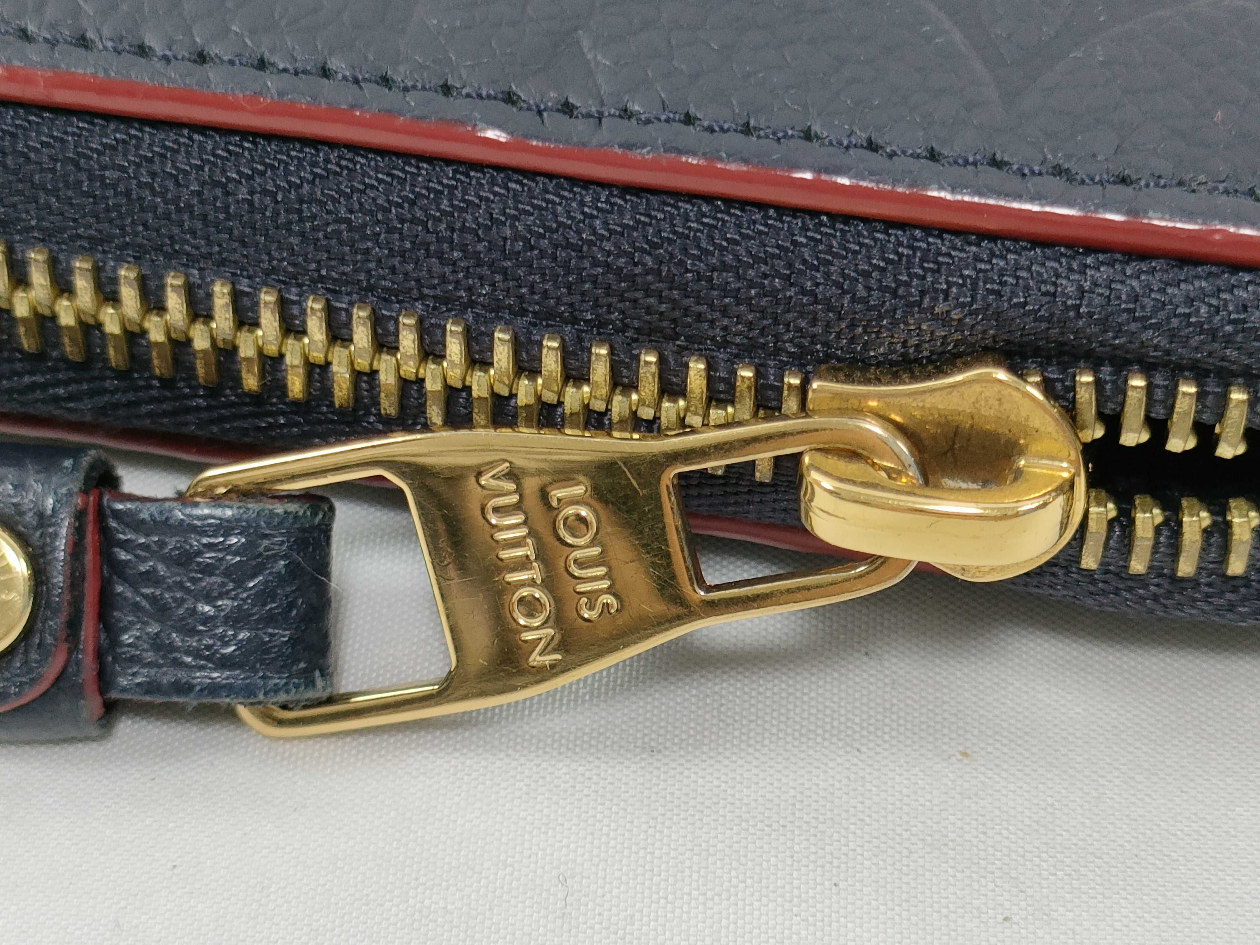 Monogram Empreinte Louis Vuitton Empreinte Zippy Wallet Long Wallet Navy M62121 Wallet — view 8