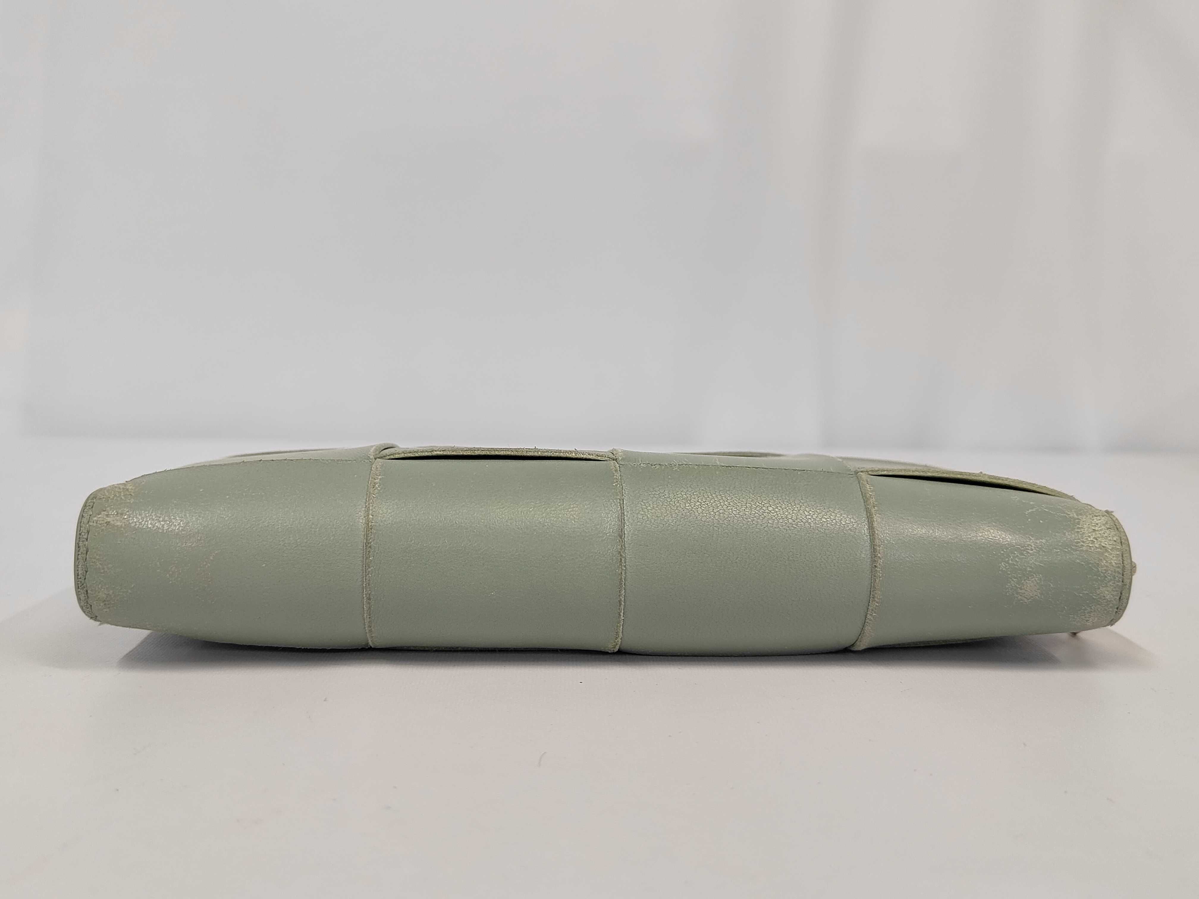 Intrecciato Zippy Wallet Green — view 4