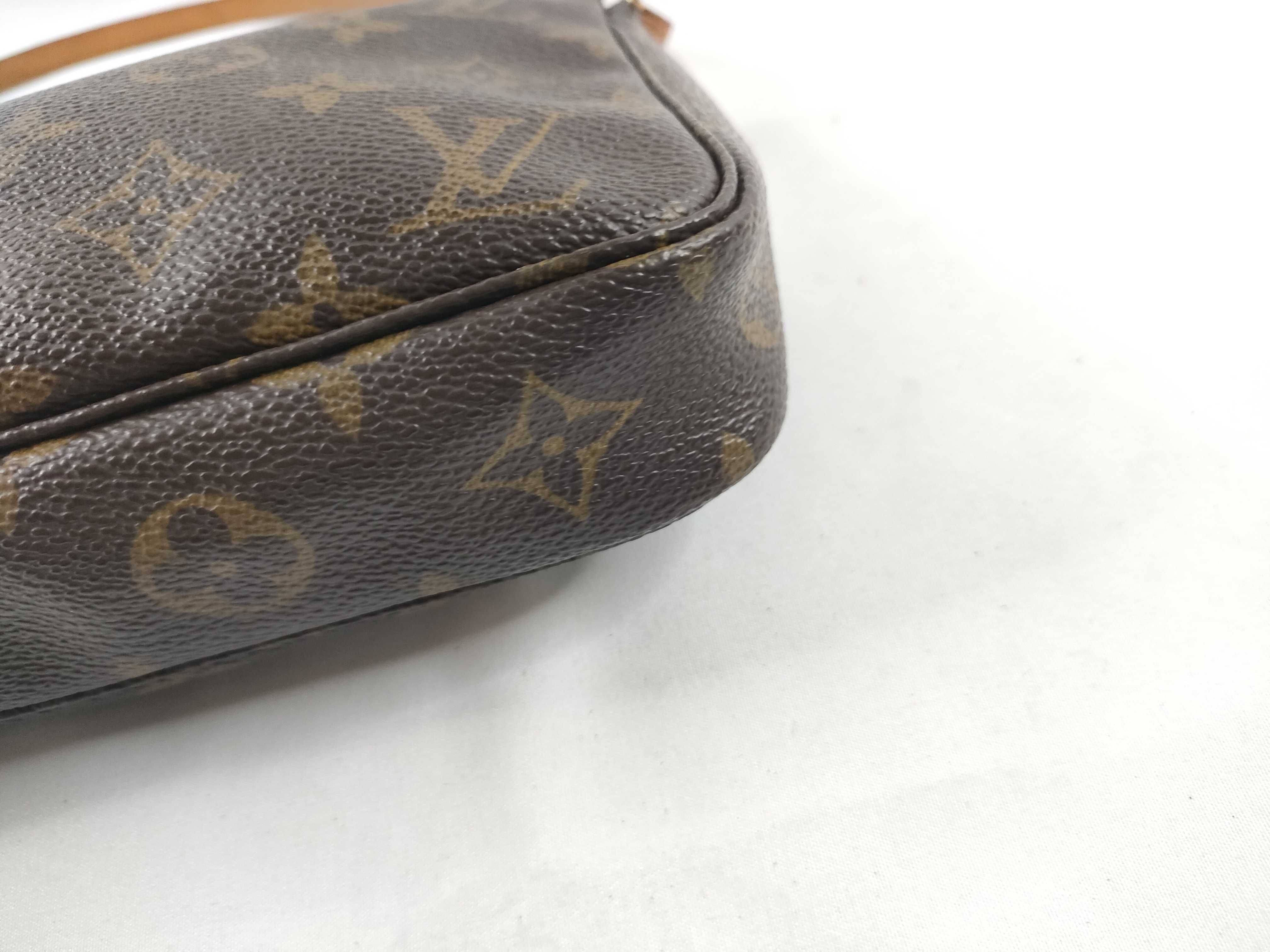 Monogram Pochette Accessoires M51980 SL0979 Brown Handbag — view 5