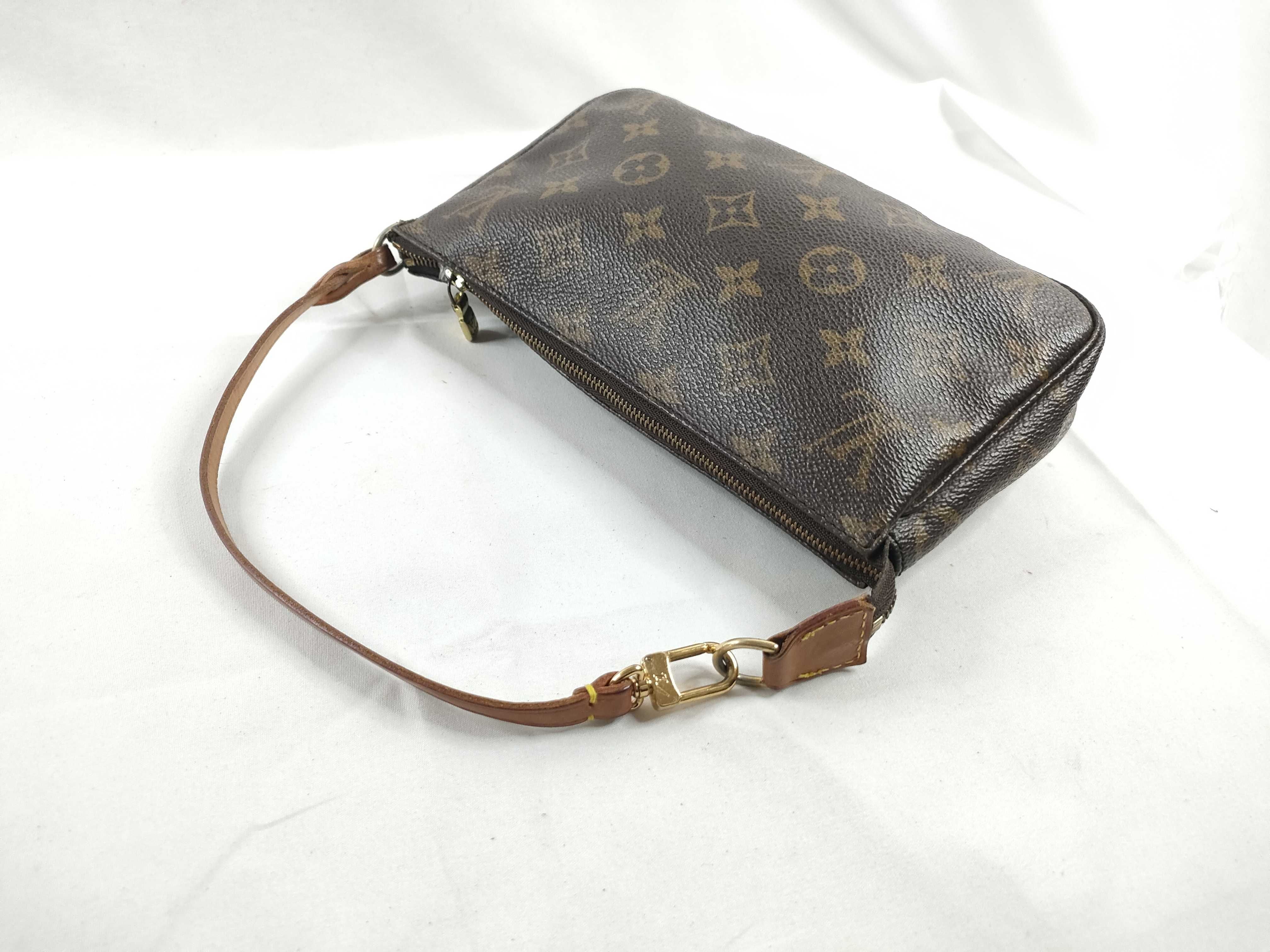Monogram Pochette Accessoires M51980 SL0979 Brown Handbag — view 6