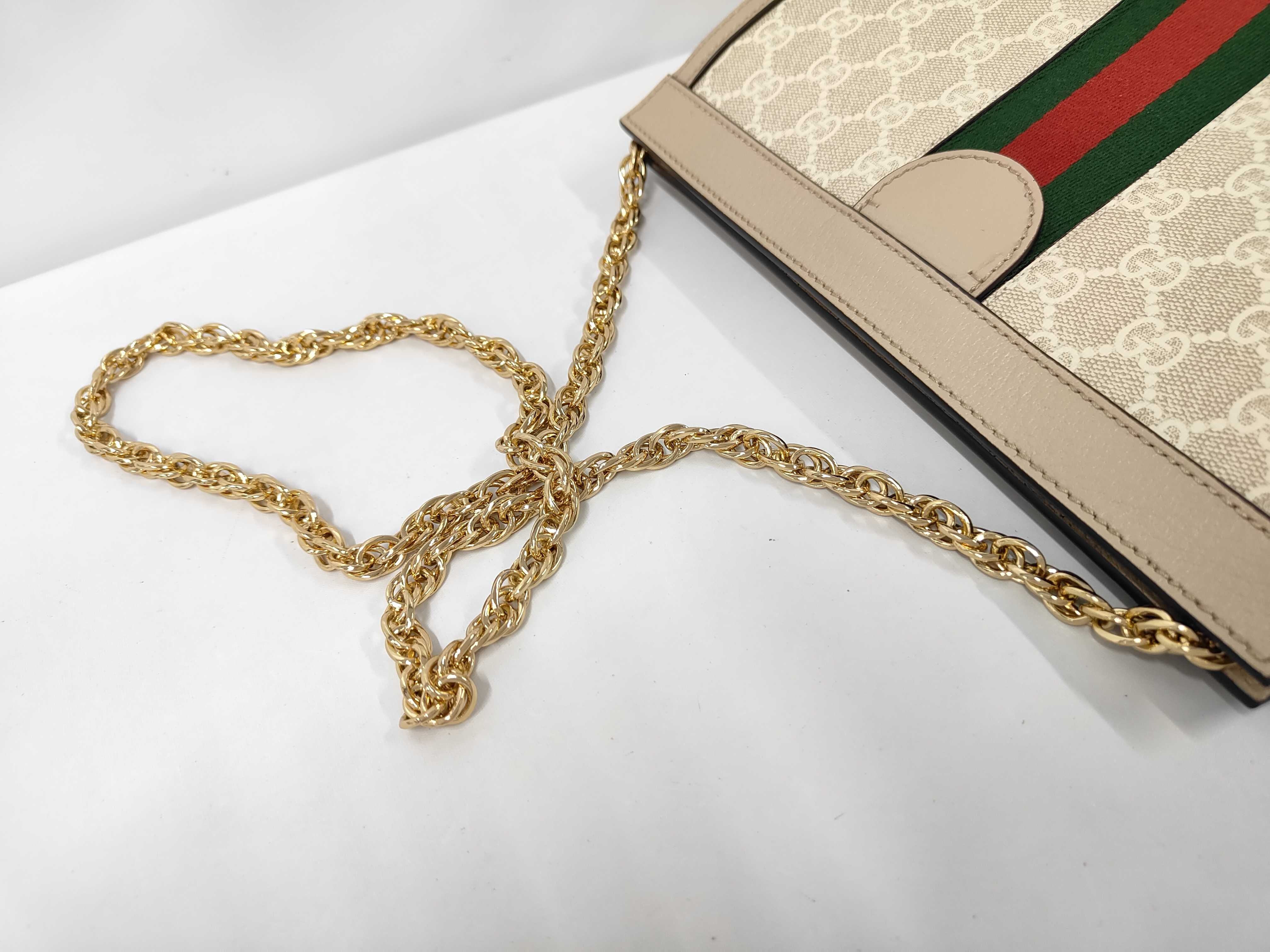 GG Supreme 503877 Ophidia Chain Shoulder Bag — view 5