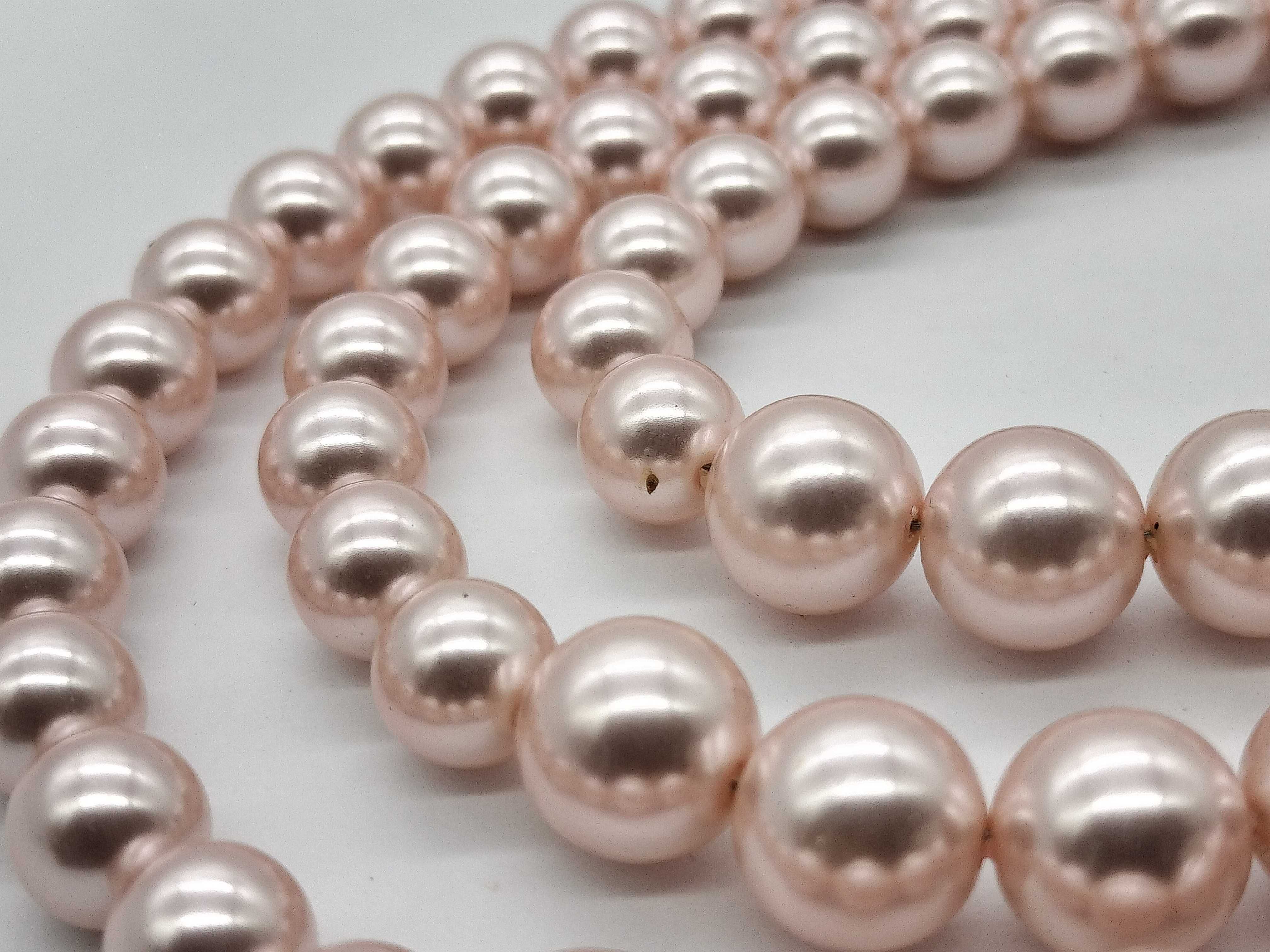 Pearl Triple Strand Necklace — view 3