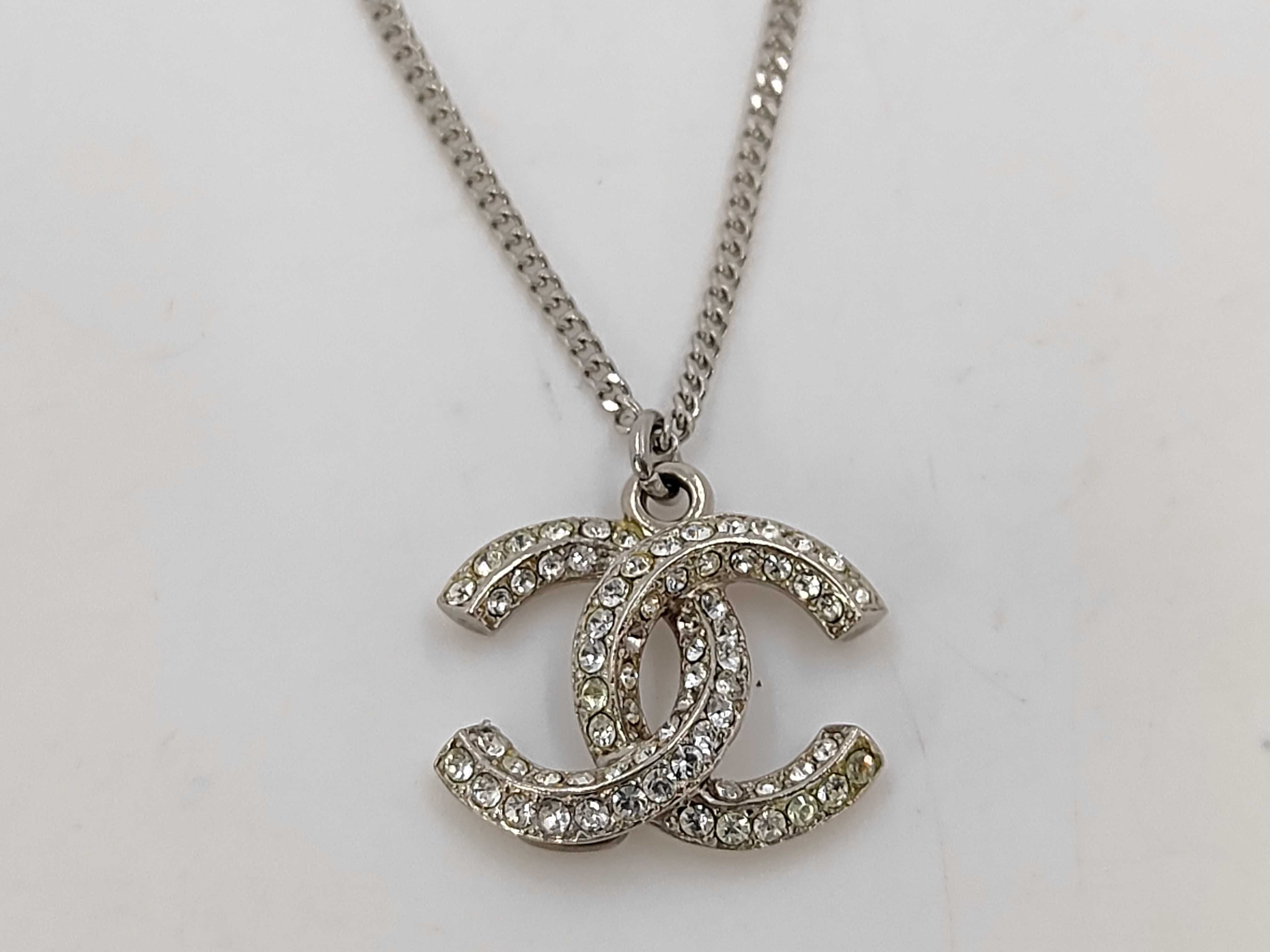 Coco Mark Rhinestone Necklace 10A