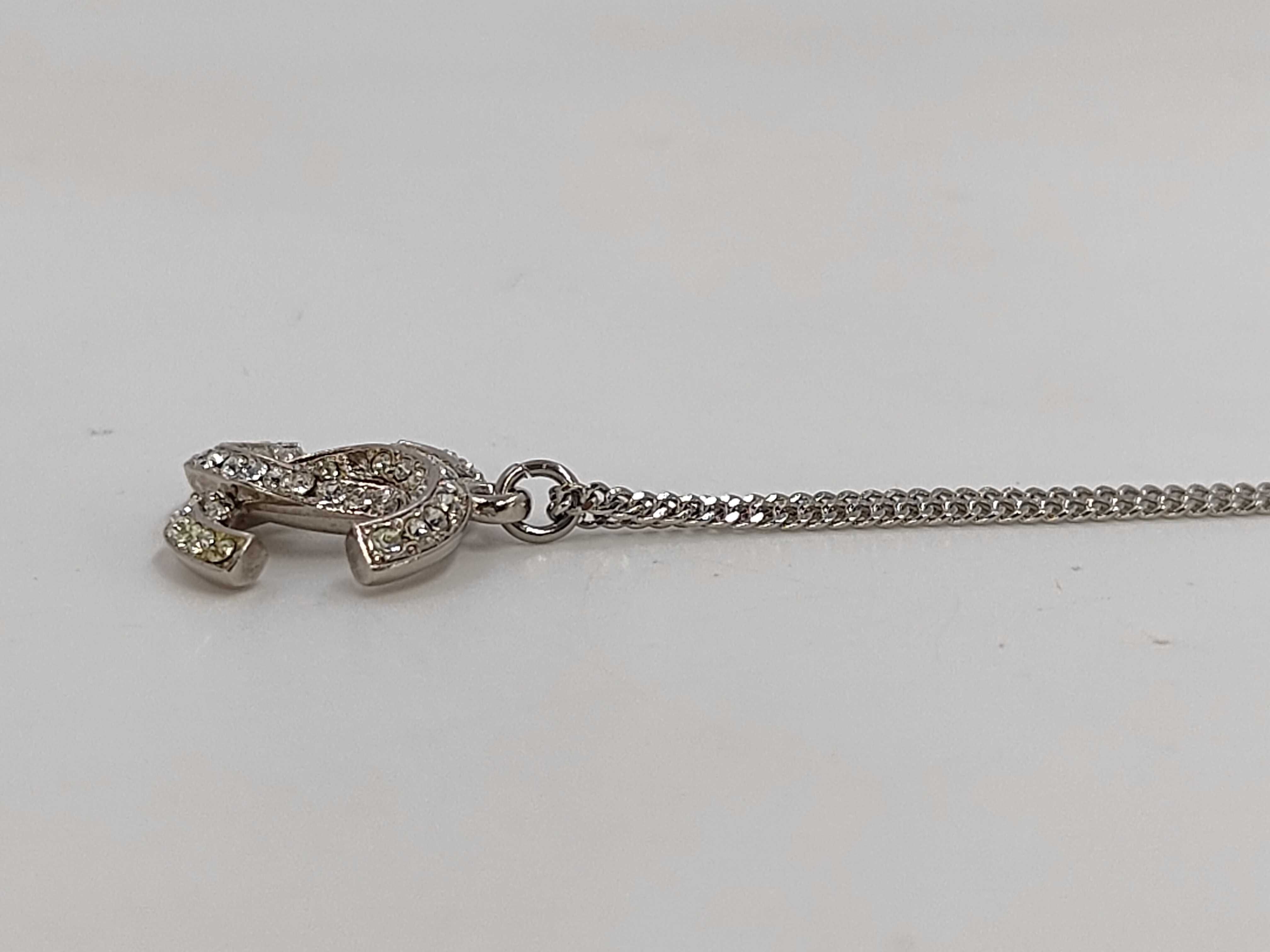 Coco Mark Rhinestone Necklace 10A — view 3