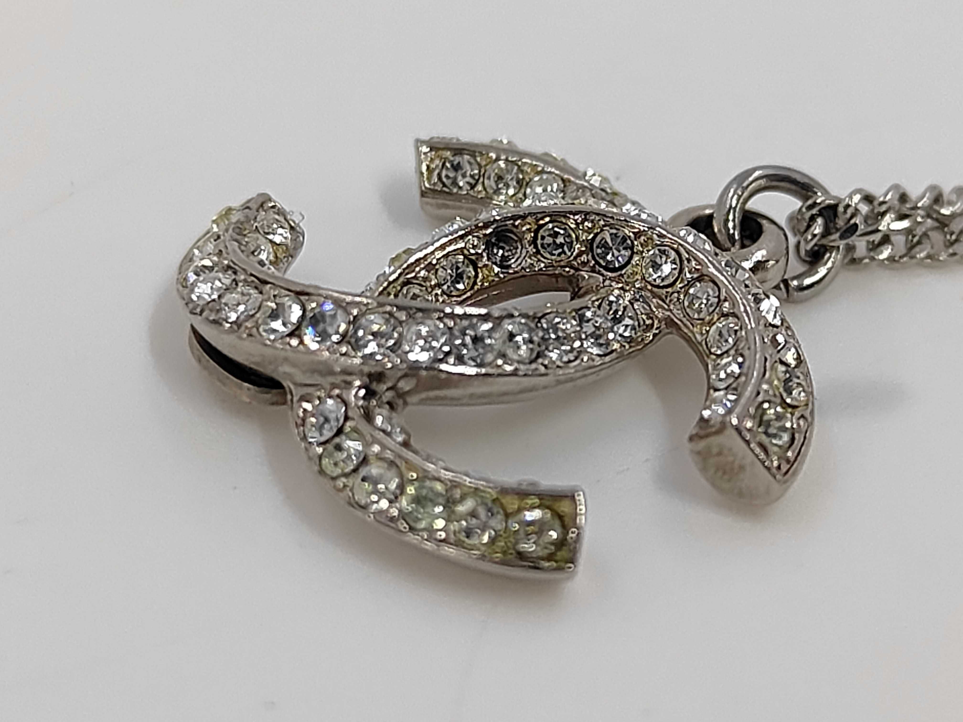 Coco Mark Rhinestone Necklace 10A — view 8