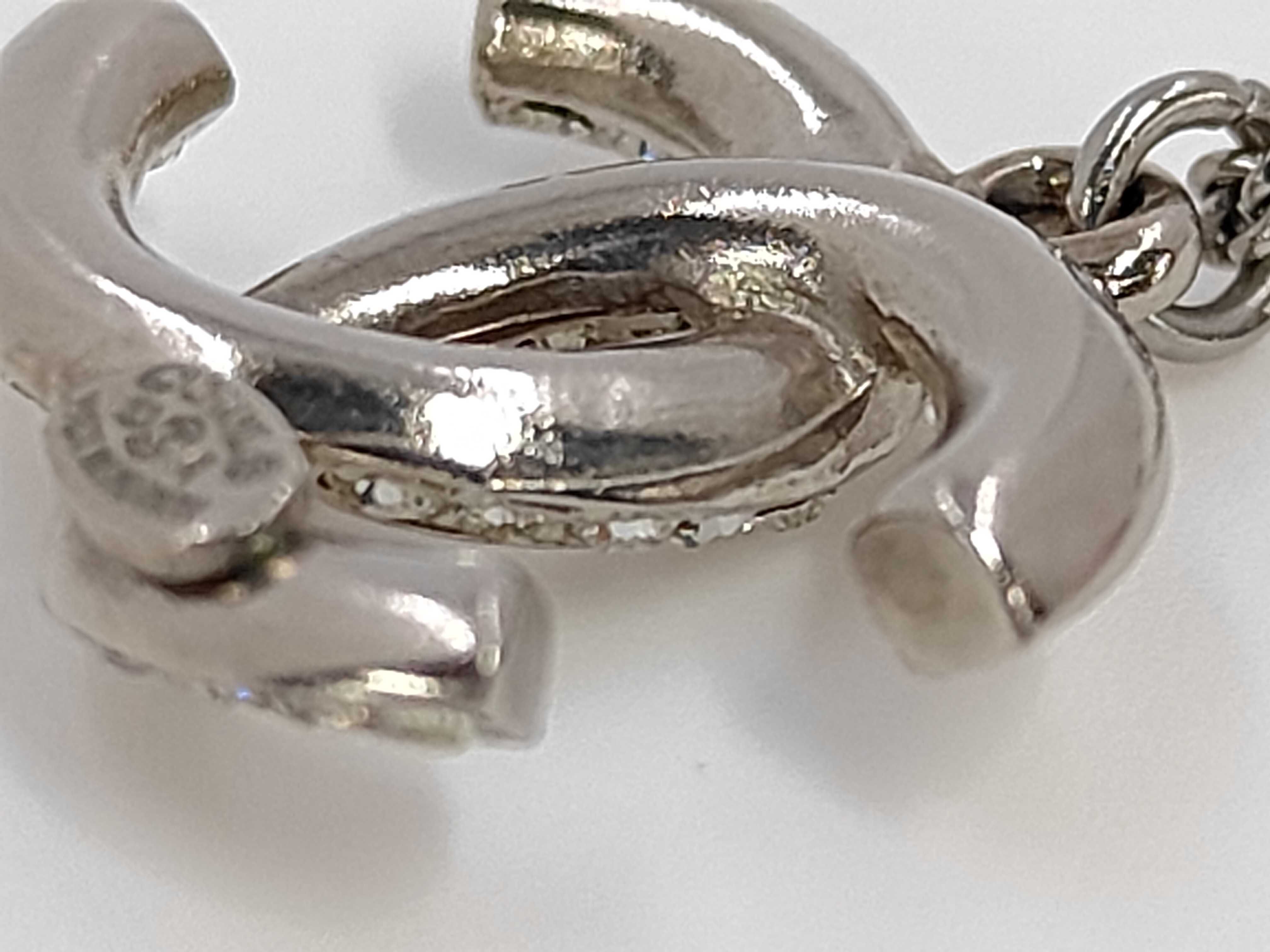 Coco Mark Rhinestone Necklace 10A — view 9