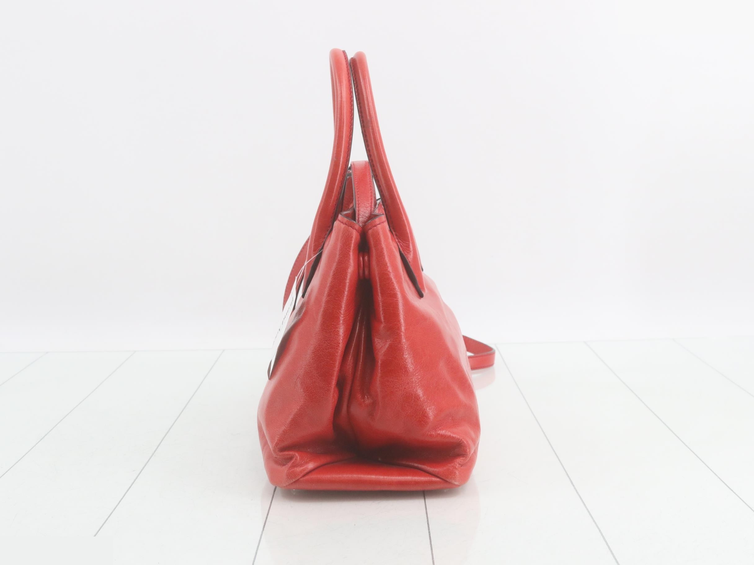 Leather 2-Way Handbag — view 4