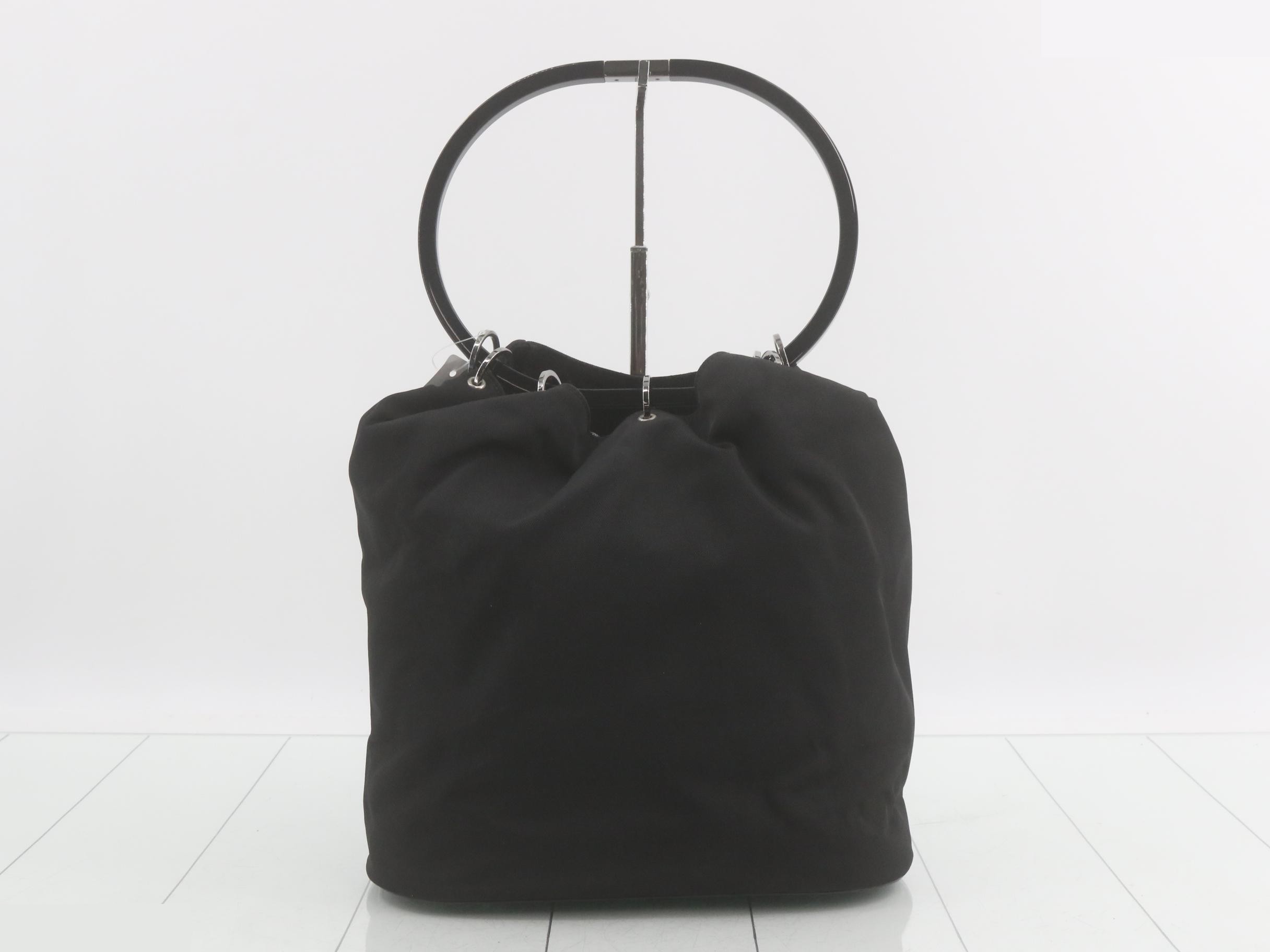 bucket bag, black — view 2