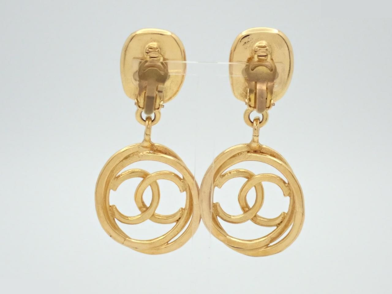 Faux Pearl Coco Circle Swing Earrings 28 — view 2