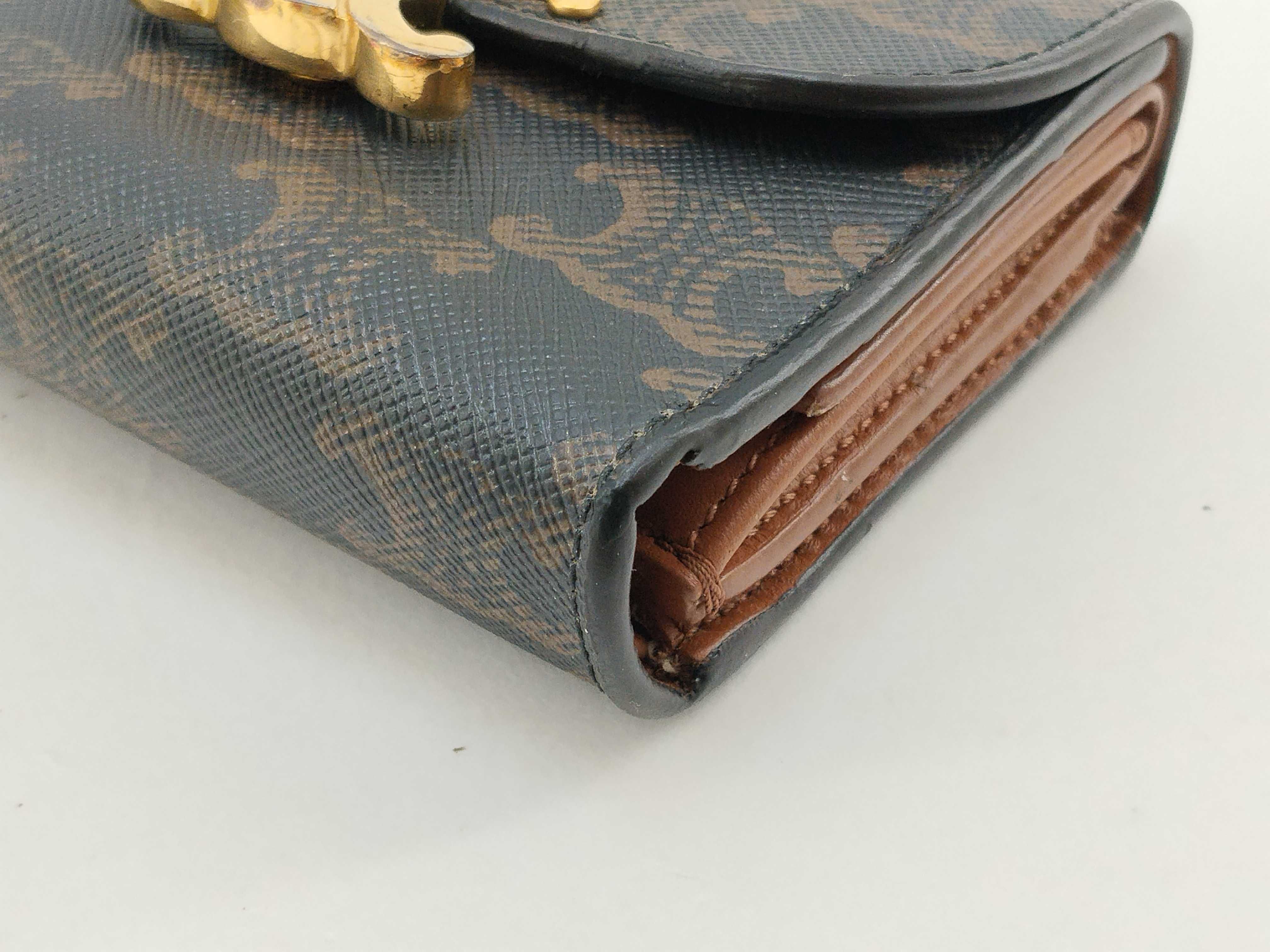 Triomphe Logo Compact Wallet Folding Wallet — view 4