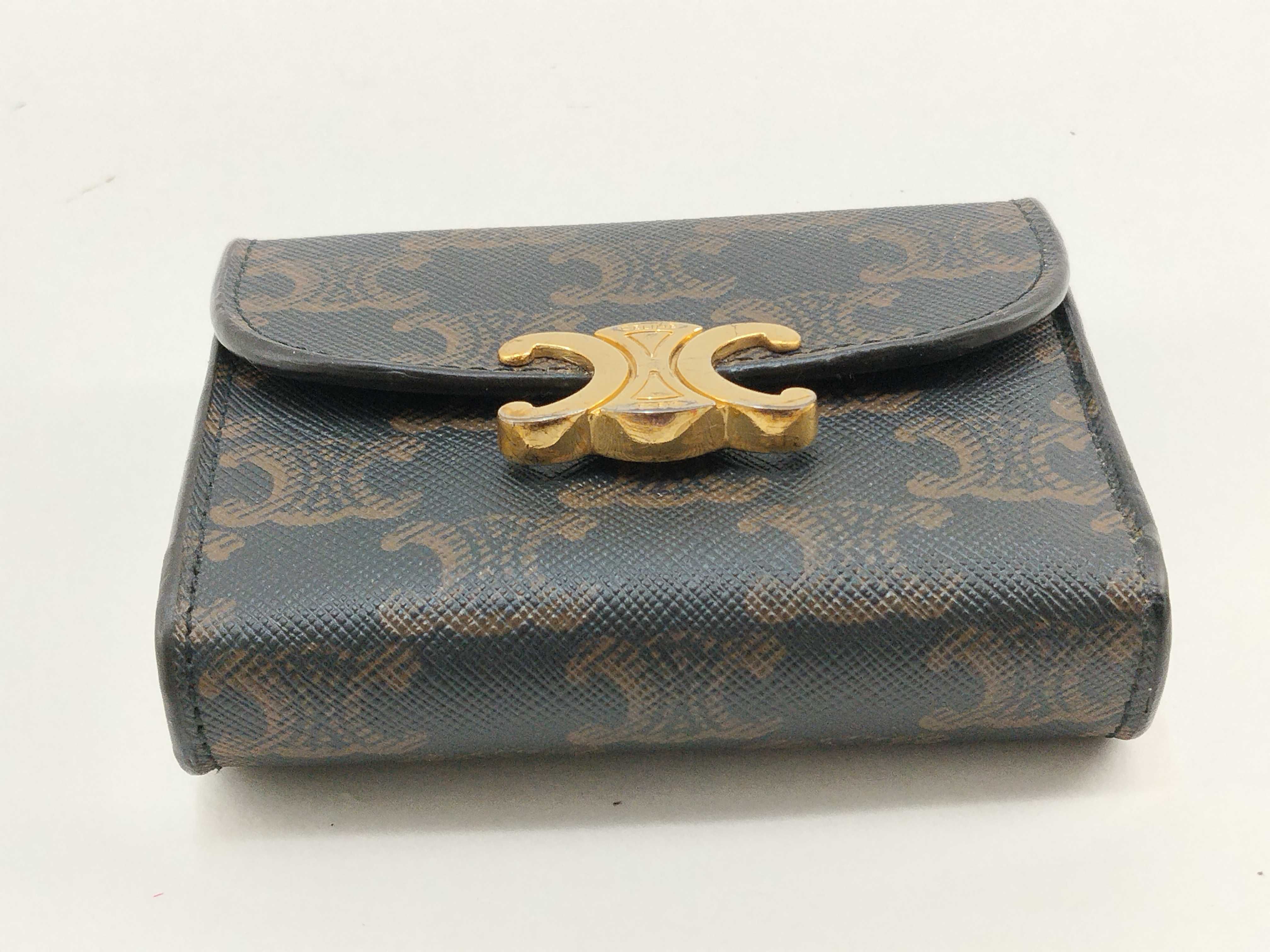 Triomphe Logo Compact Wallet Folding Wallet — view 5