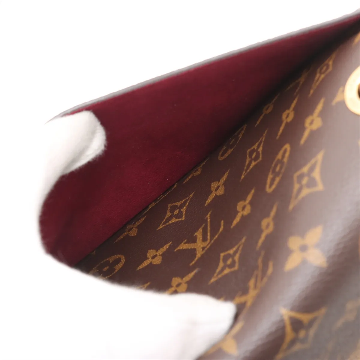 Monogram Passy M45592 Brown RFID response — view 11