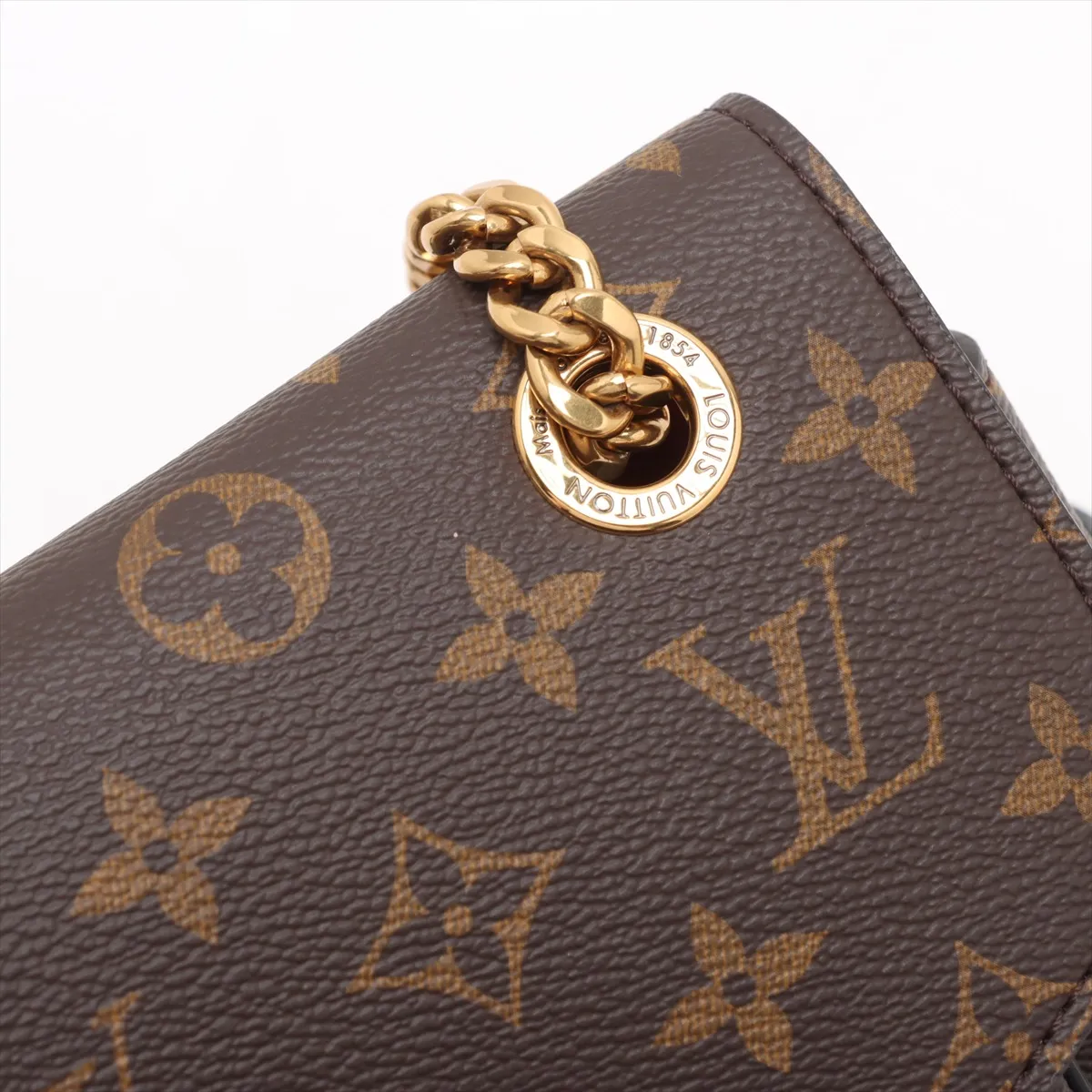 Monogram Passy M45592 Brown RFID response — view 14