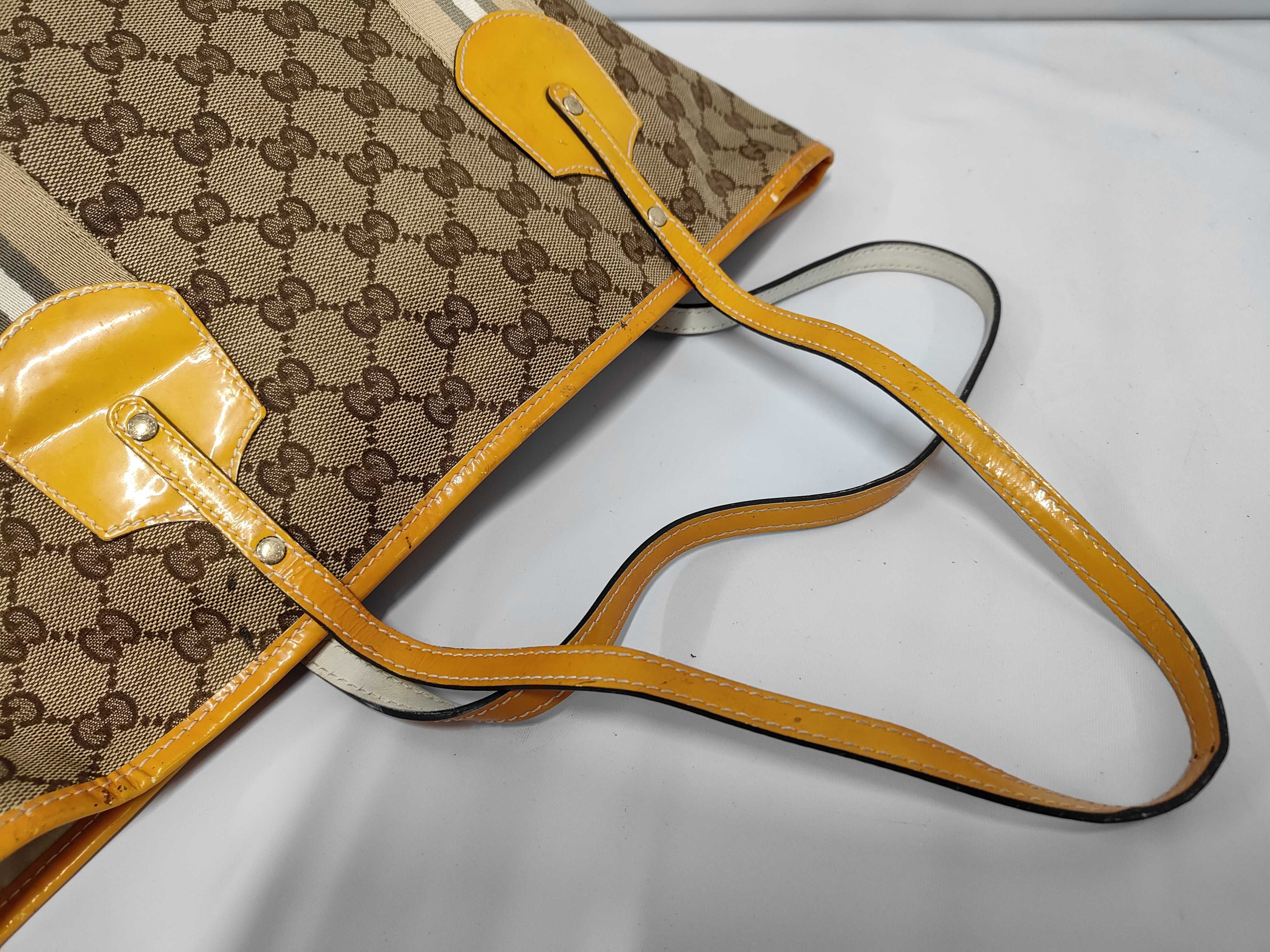 GG canvas and leather tote bag — view 5