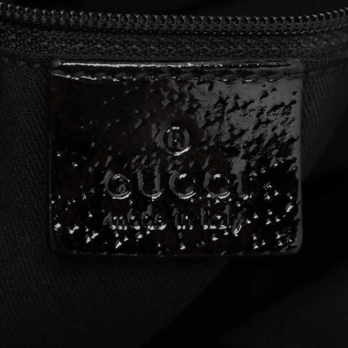 GG Canvas x Leather Tote Bag Black 120836 — view 9