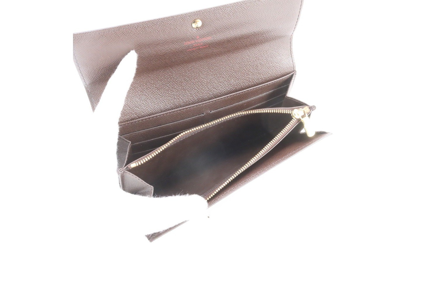 Damier Portefeuille Sarah N61734 Leather Long Wallet — view 7