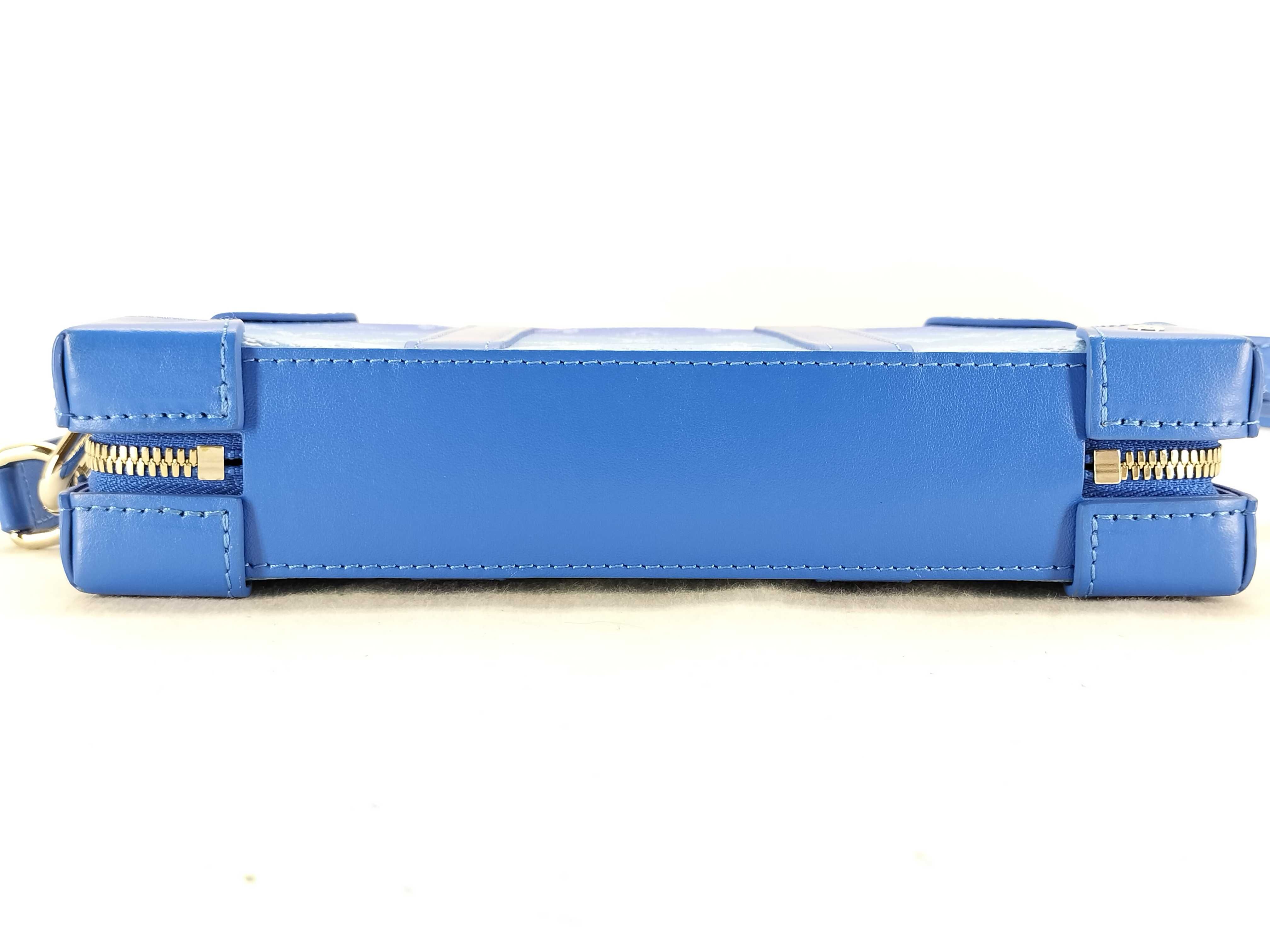 Monogram Clouds Soft Trunk Wallet M45432 Blue (RFID detected) Shoulder Bag — view 7
