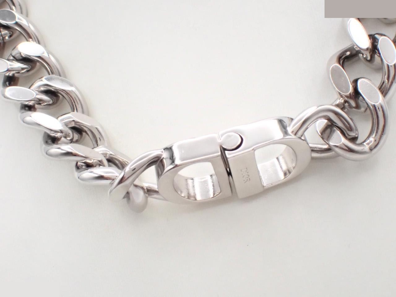CD ICON Chain Link Necklace, Total Length Approx. 44cm — view 2