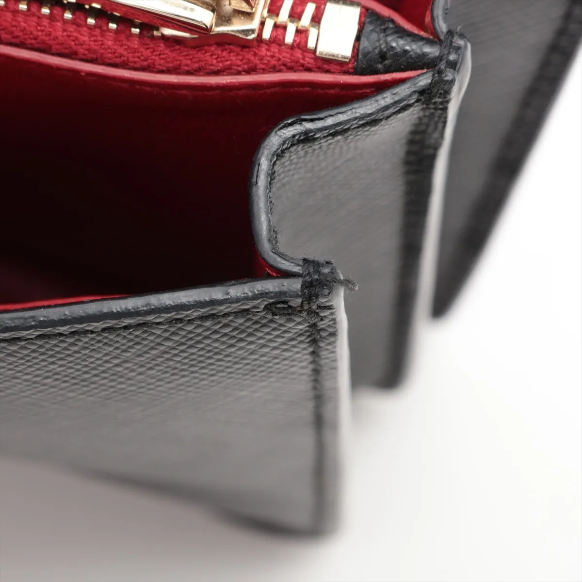Saffiano leather shoulder bag black — view 12