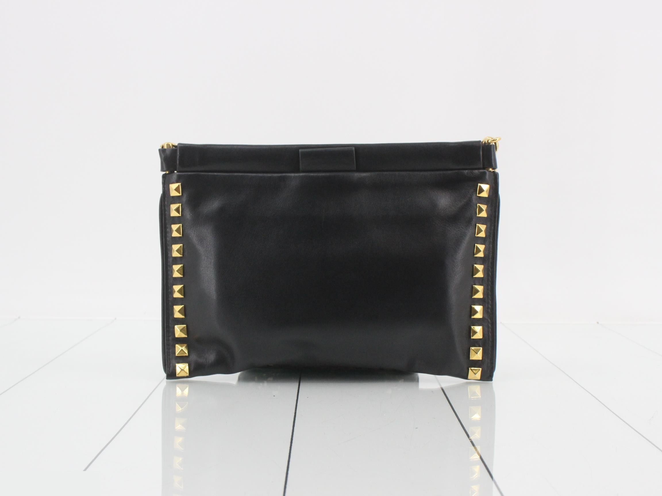 Other lines: Bags/Shoulder bags, Studded leather, Black — view 2