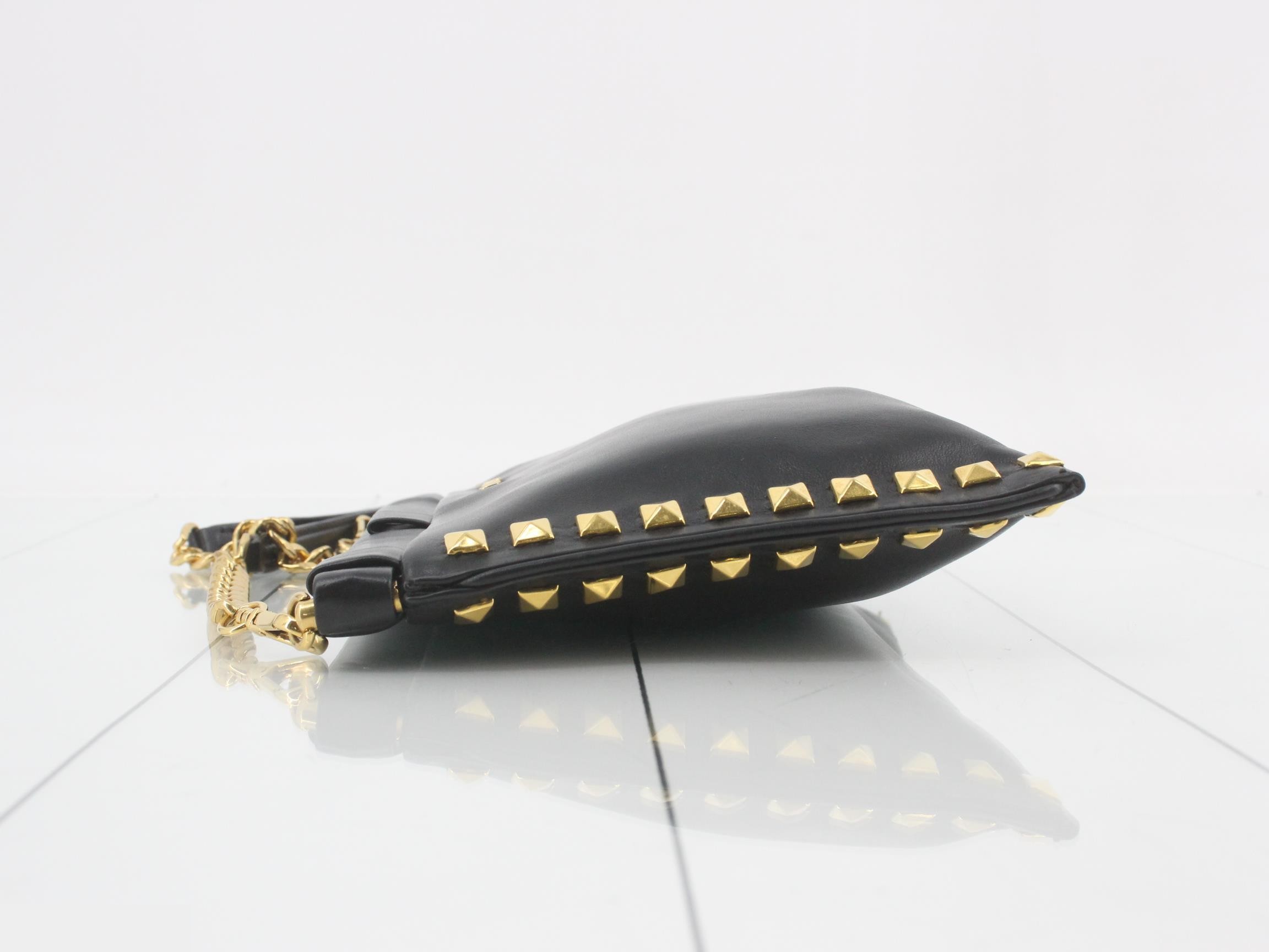 Other lines: Bags/Shoulder bags, Studded leather, Black — view 4