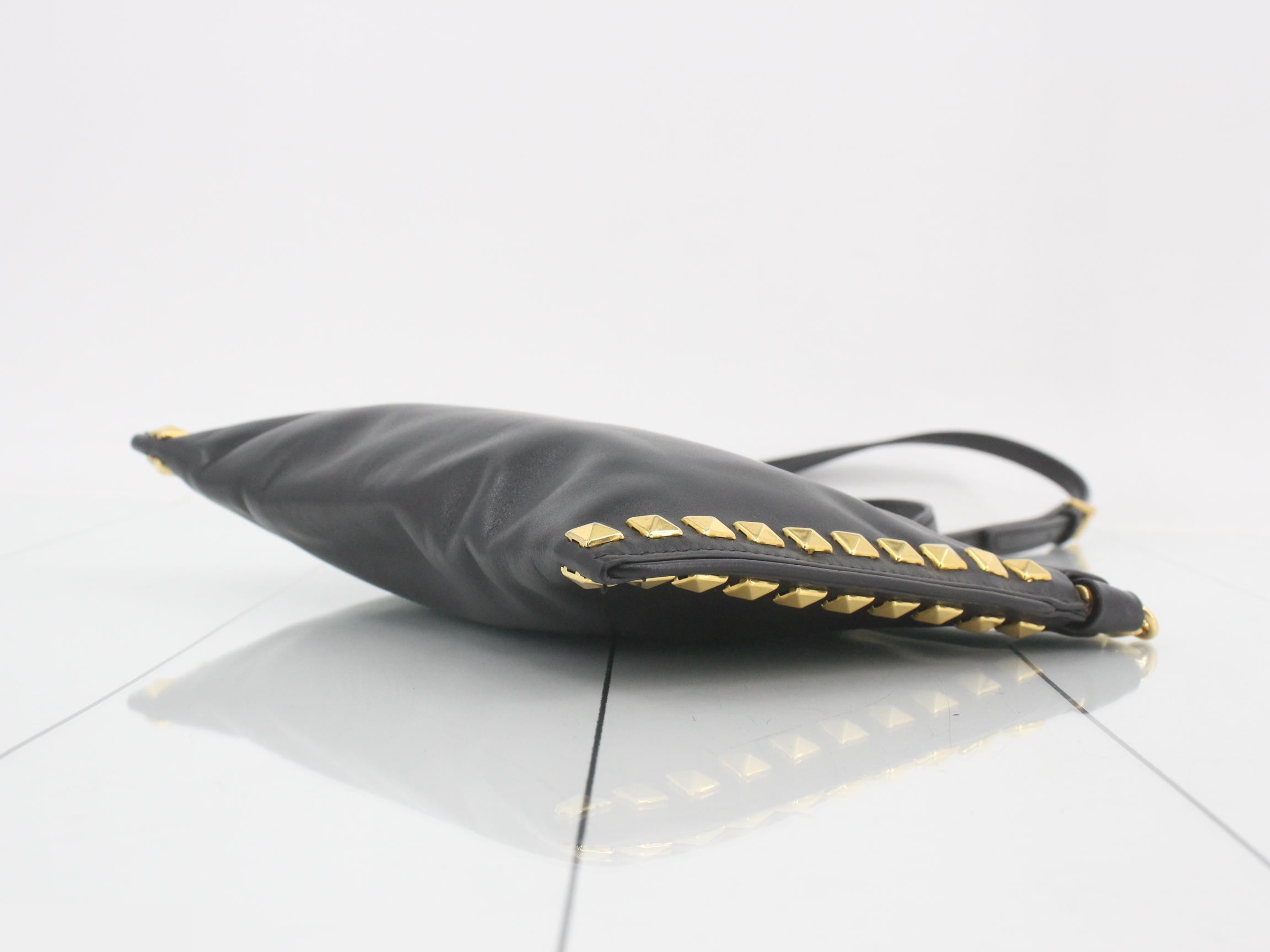 Other lines: Bags/Shoulder bags, Studded leather, Black — view 6