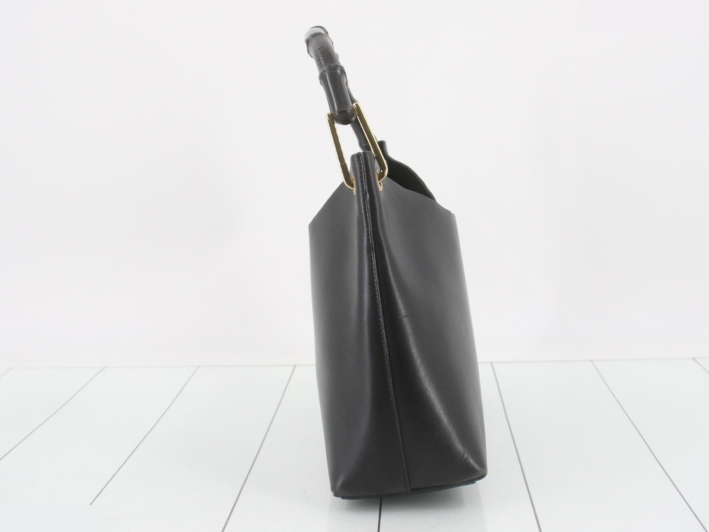Bamboo shoulder bag with pouch — view 3