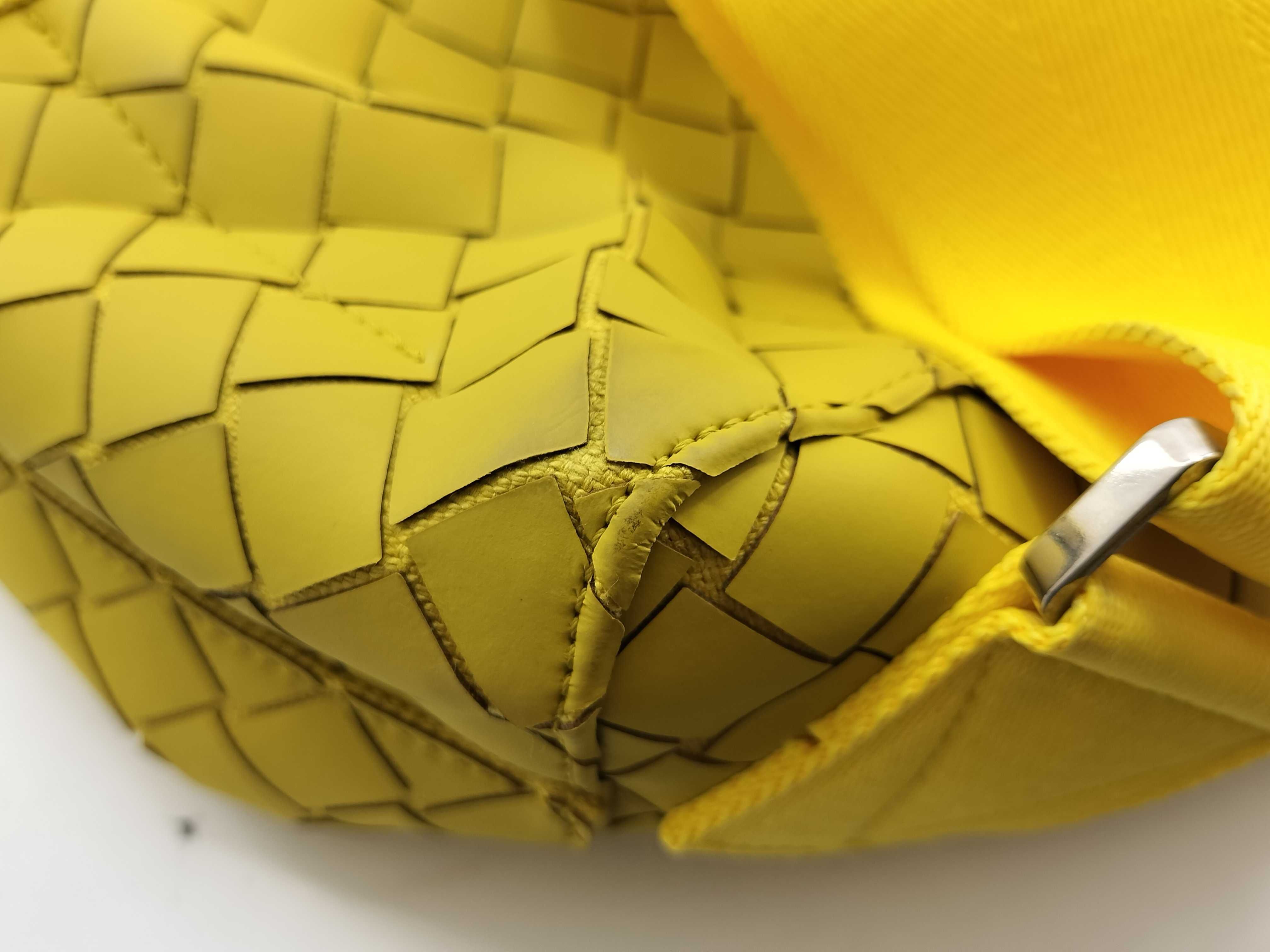 KR - New Rubber Intreccio Nylon & Rubber Backpack Yellow - Grade Backpack — view 11