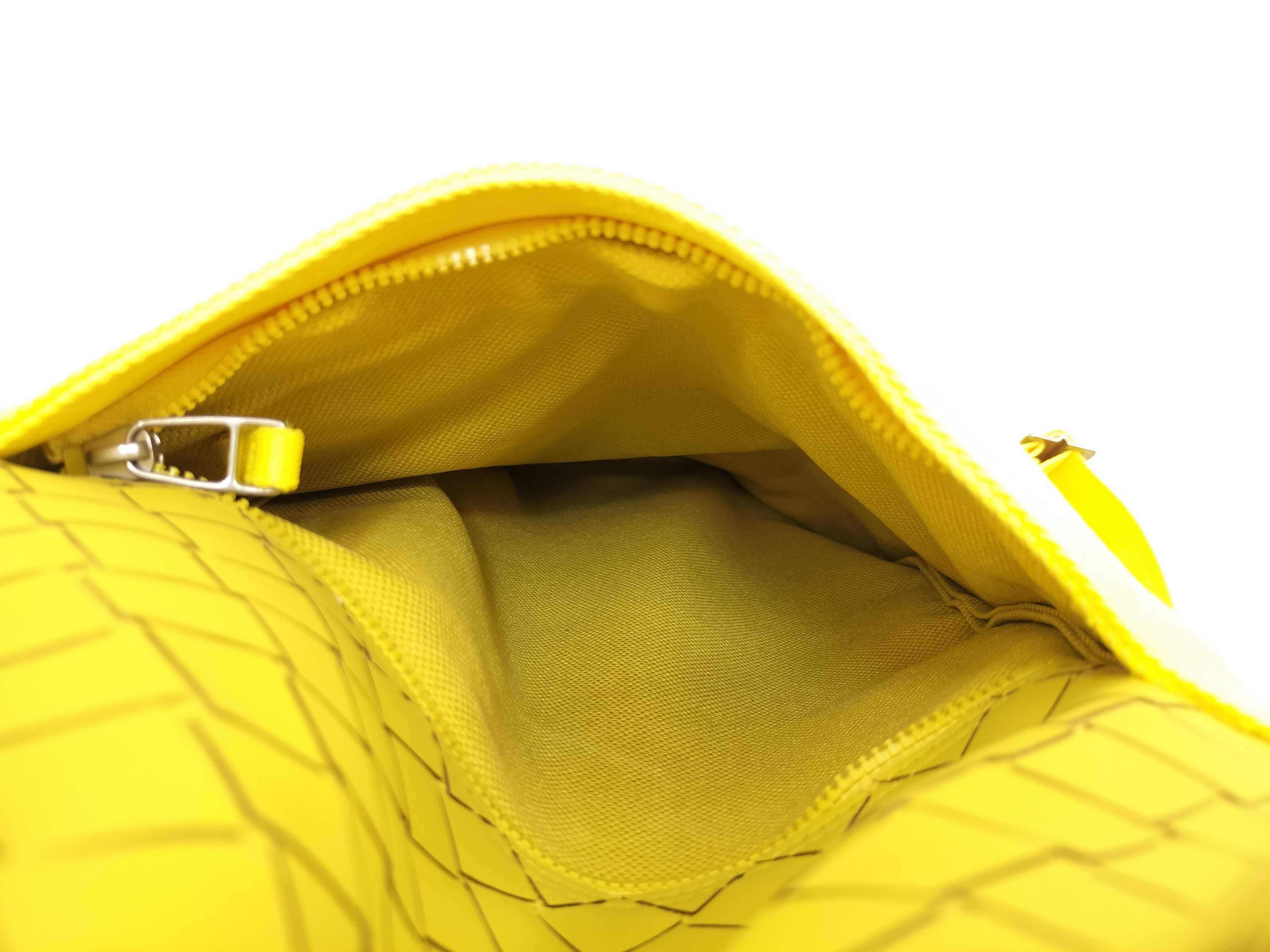 KR - New Rubber Intreccio Nylon & Rubber Backpack Yellow - Grade Backpack — view 14