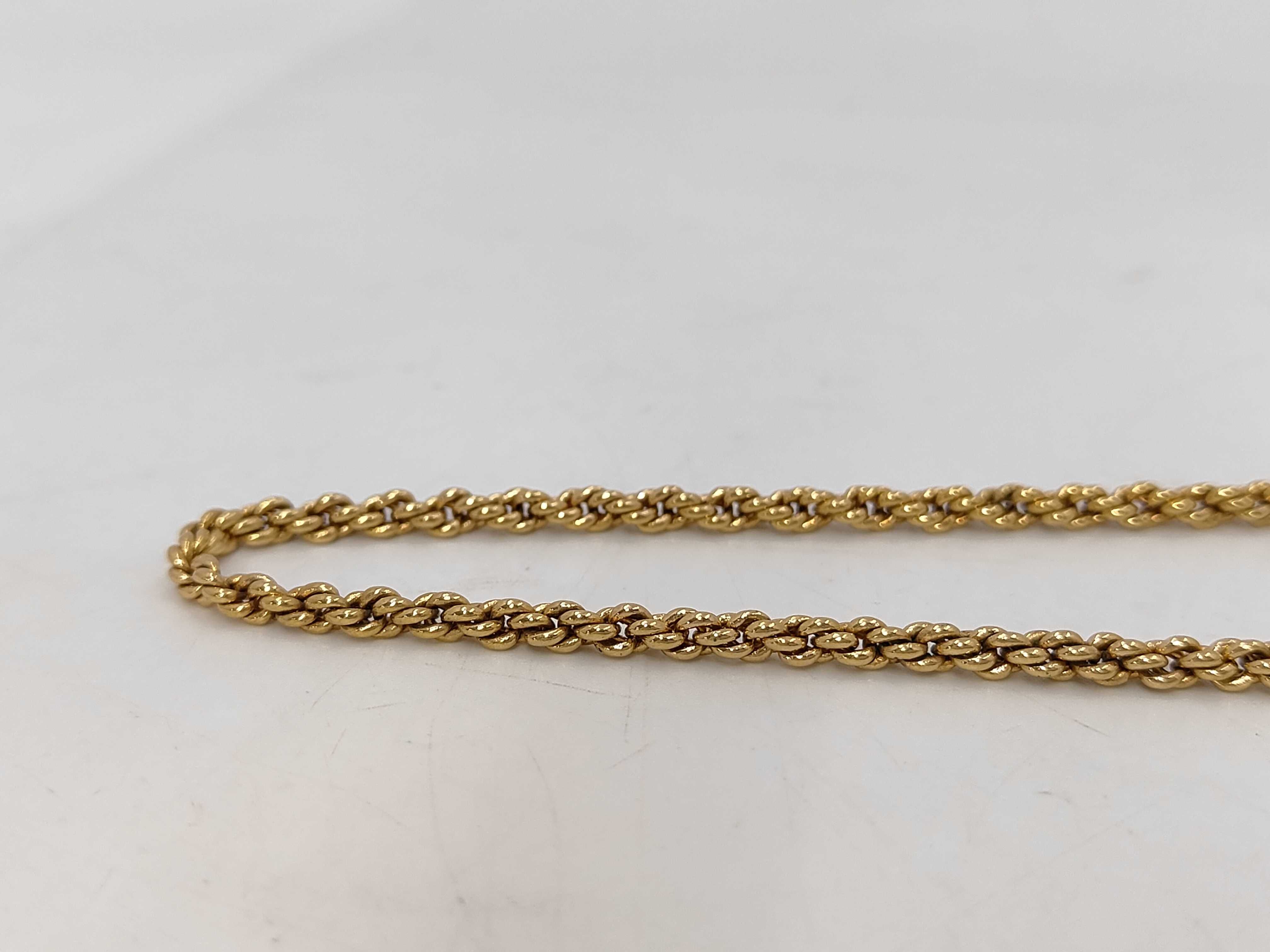 Oval CD Logo Gold NC Necklace — view 3